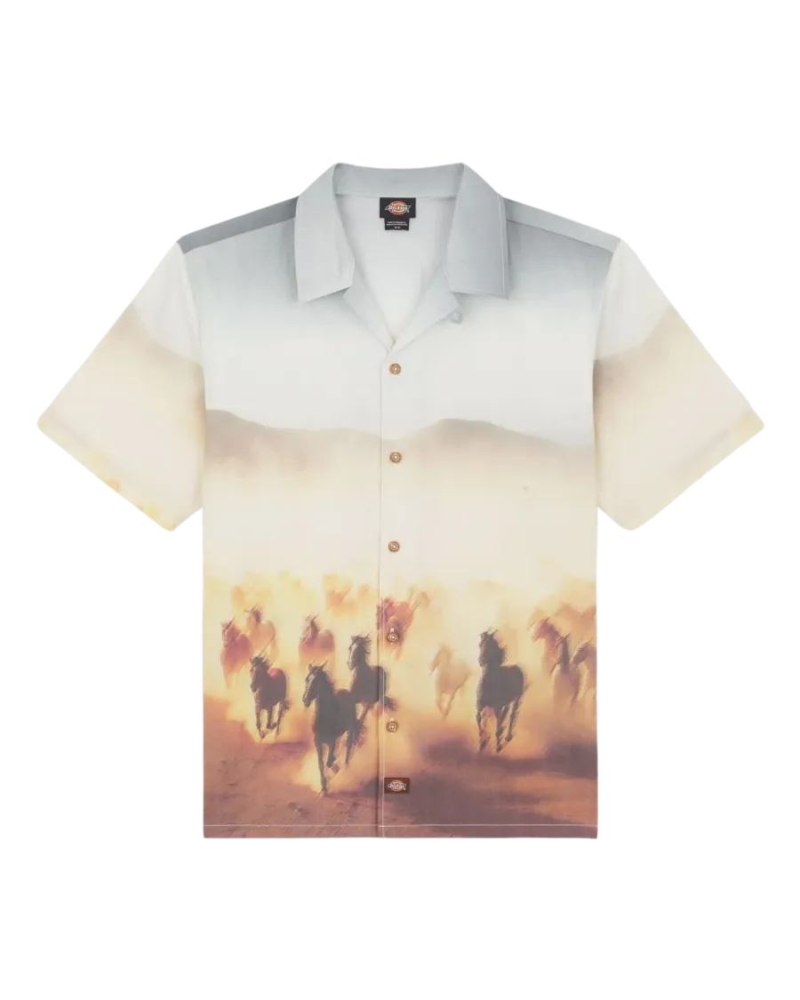 Chemise Dickies Running Wild en Buff Chêne