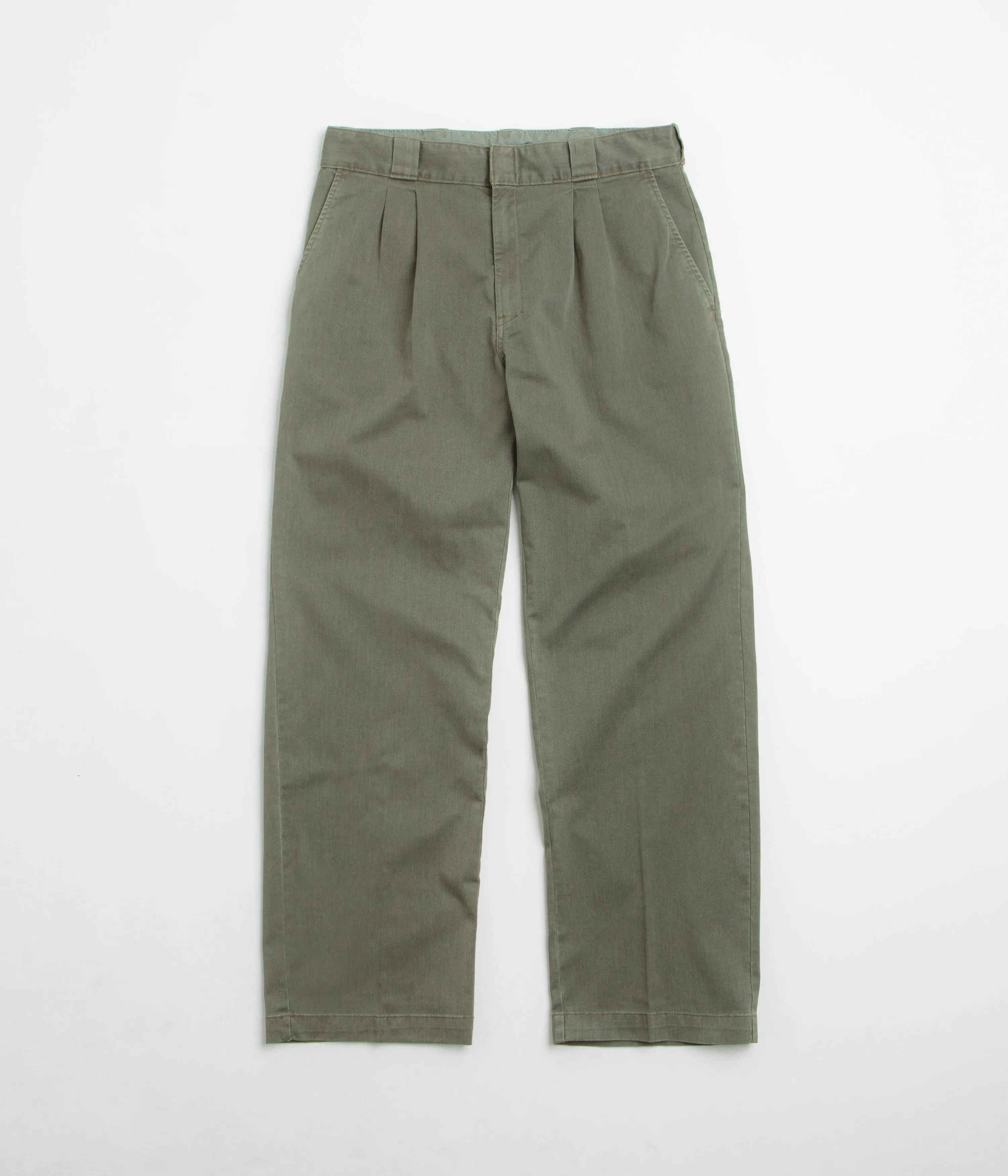 Pantalon de travail plissé Dickies Unionville - Vert militaire Dickies