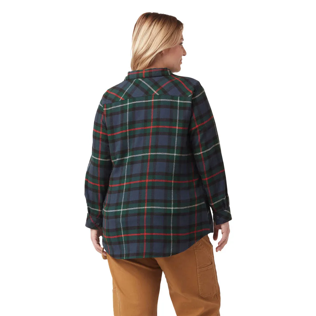 Dickies - Chemise en flanelle à carreaux à manches longues pour femmes (Grandes tailles) (FLW075A1W)