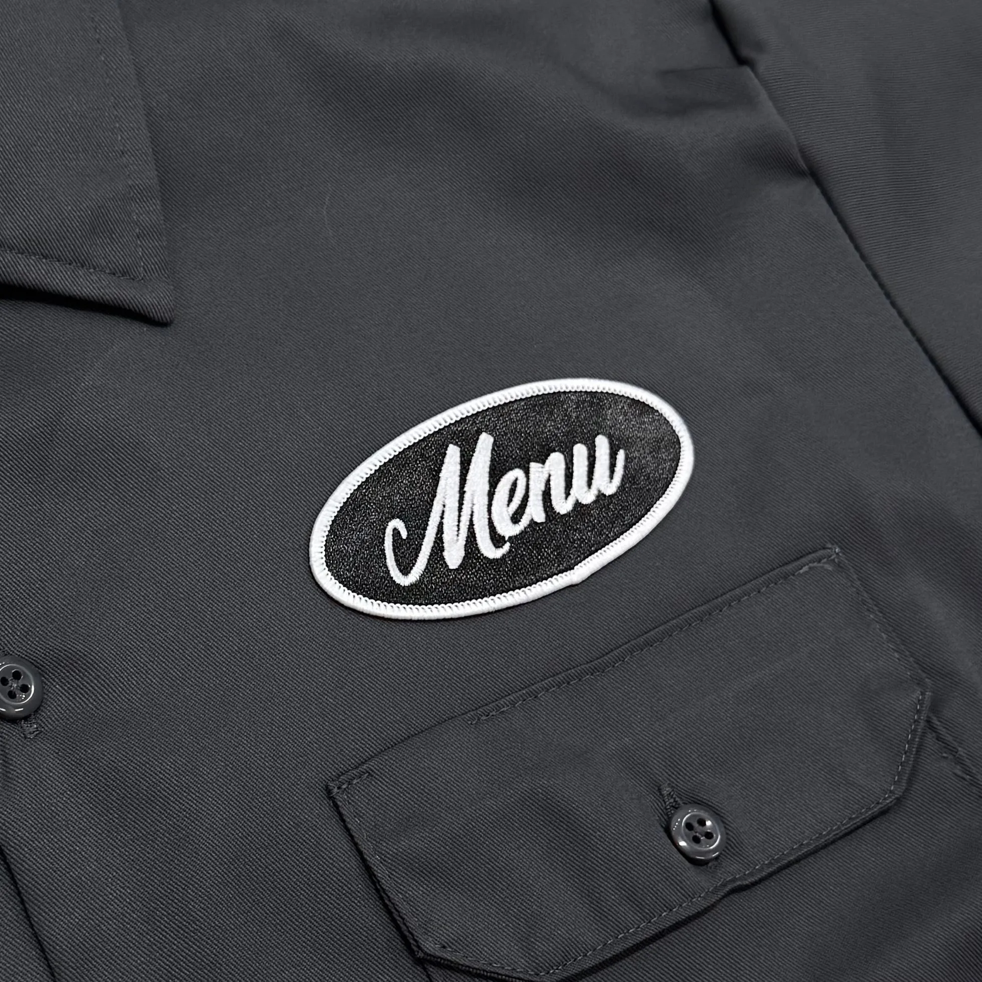 Chemise de travail Dickies X Menu S/S - Charbon Vêtements Dickies