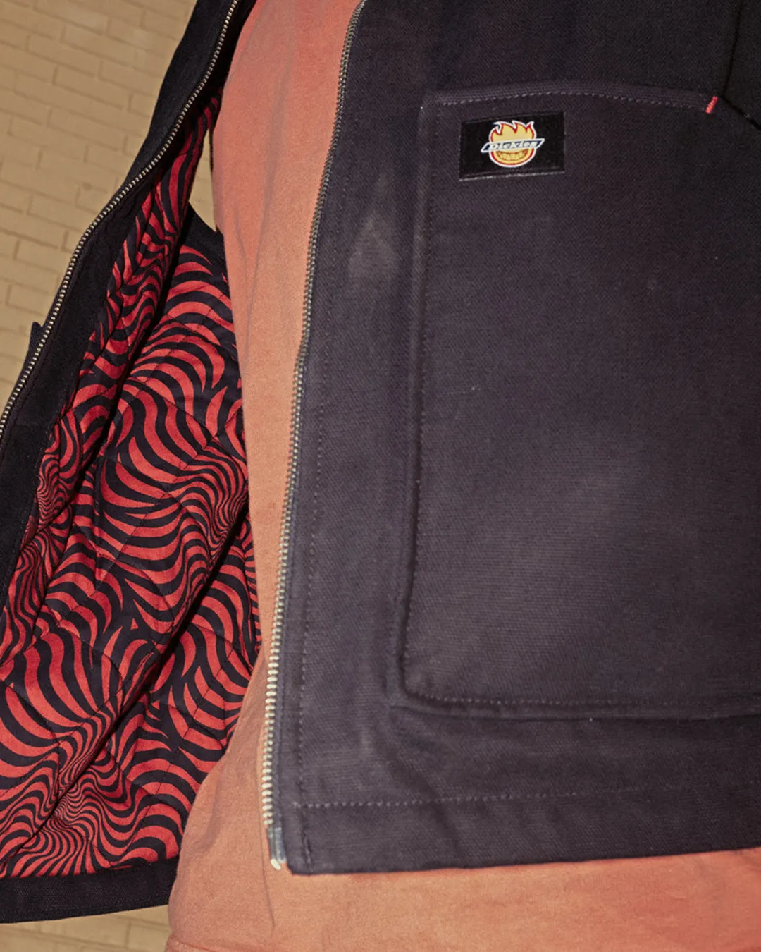 Gilet Dickies X Spitfire en Noir