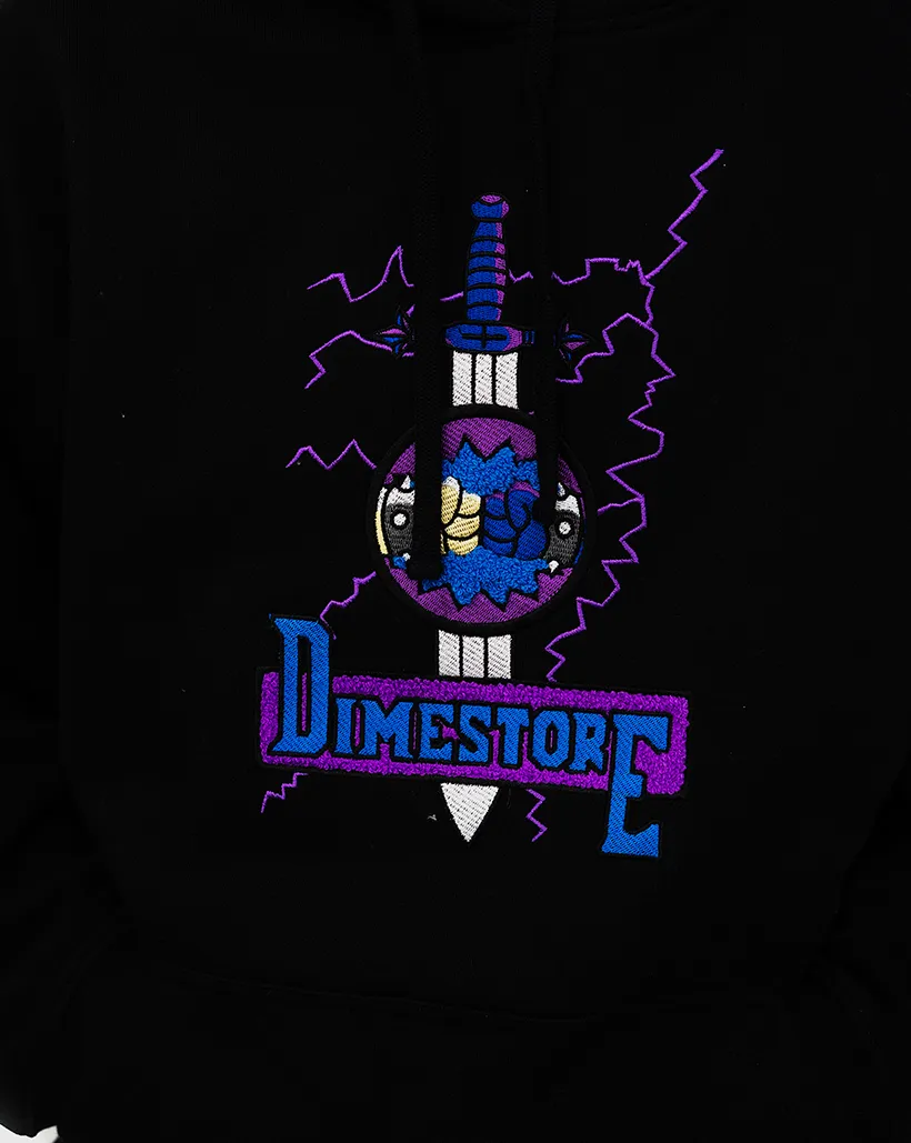 Dime Storm Hoodie - Black Halter Neck Commended Style