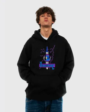 Comfortable Elastic Elegance Dime Storm Hoodie - Black