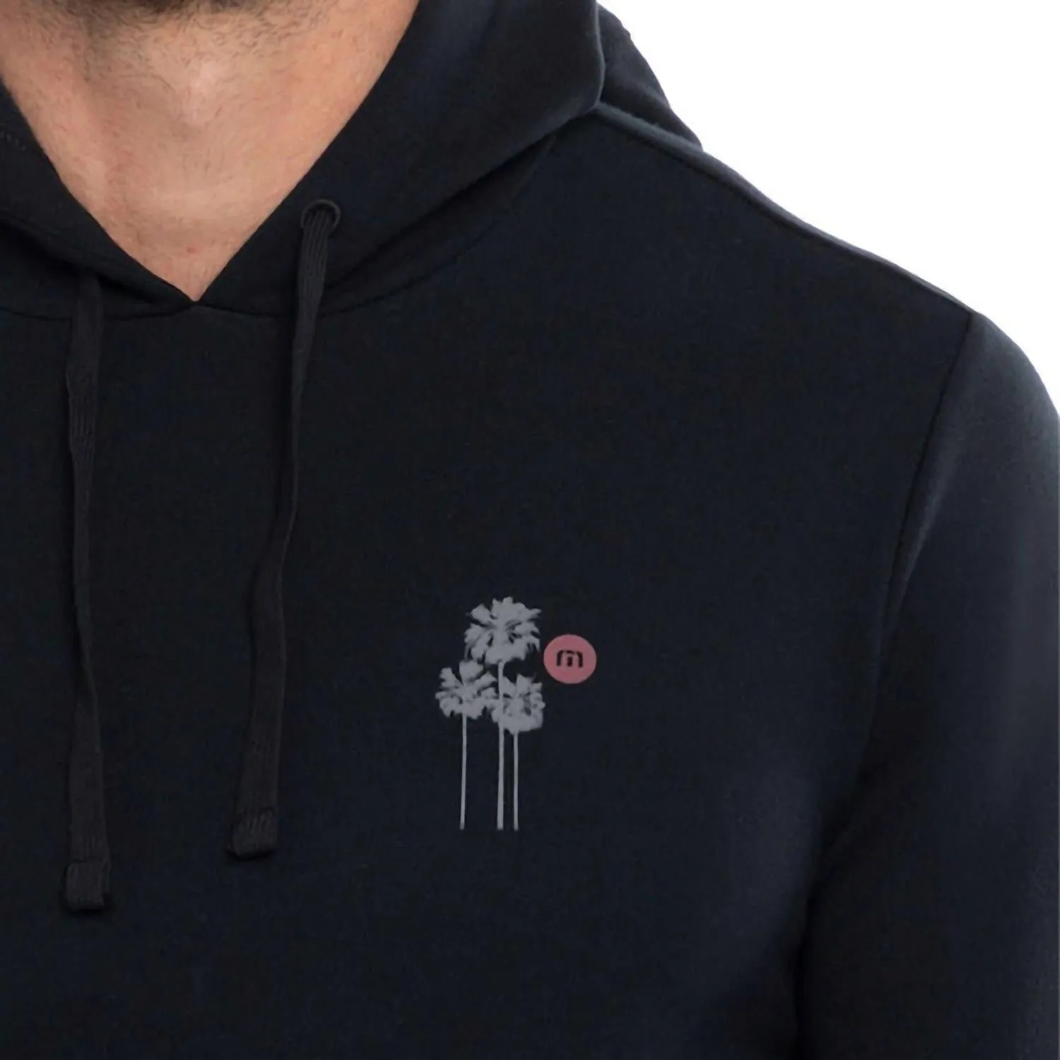 Sweat à capuche Dîner et cinéma en noir