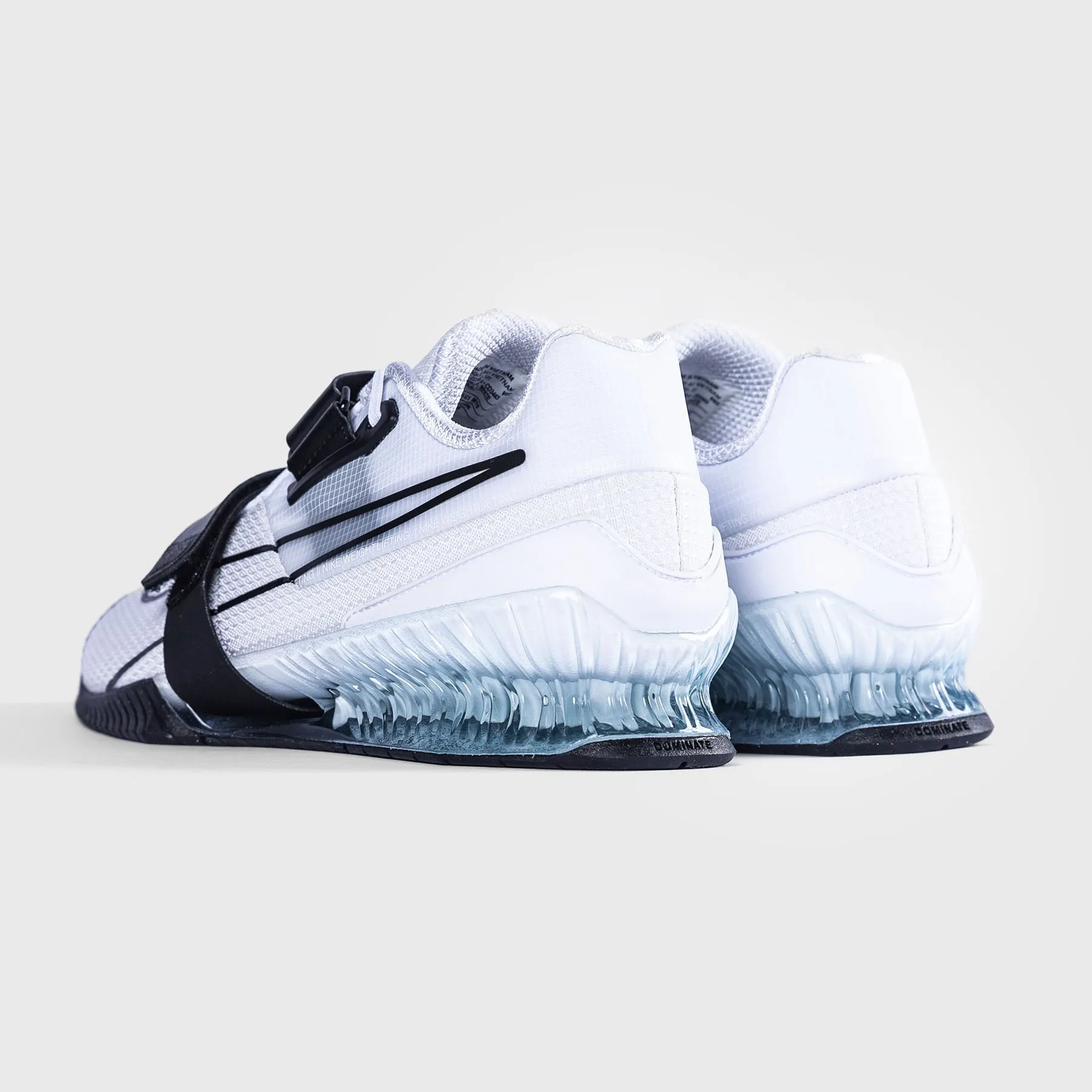 Nike - Romaleos 4 Weightlifting Shoes - White/Black-White Hard
