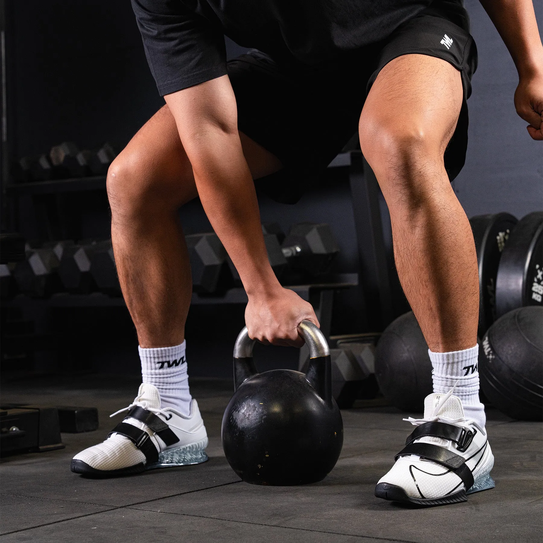 Easy To Clean Technology Nike - Romaleos 4 Weightlifting Shoes - White/Black-White