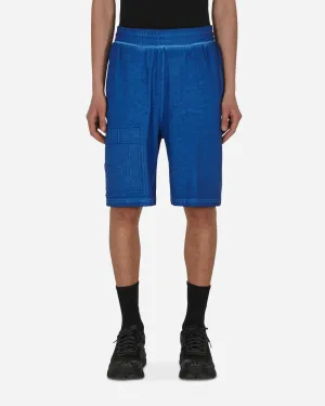 Dissolve Dye Shorts Blue Center Back Zip