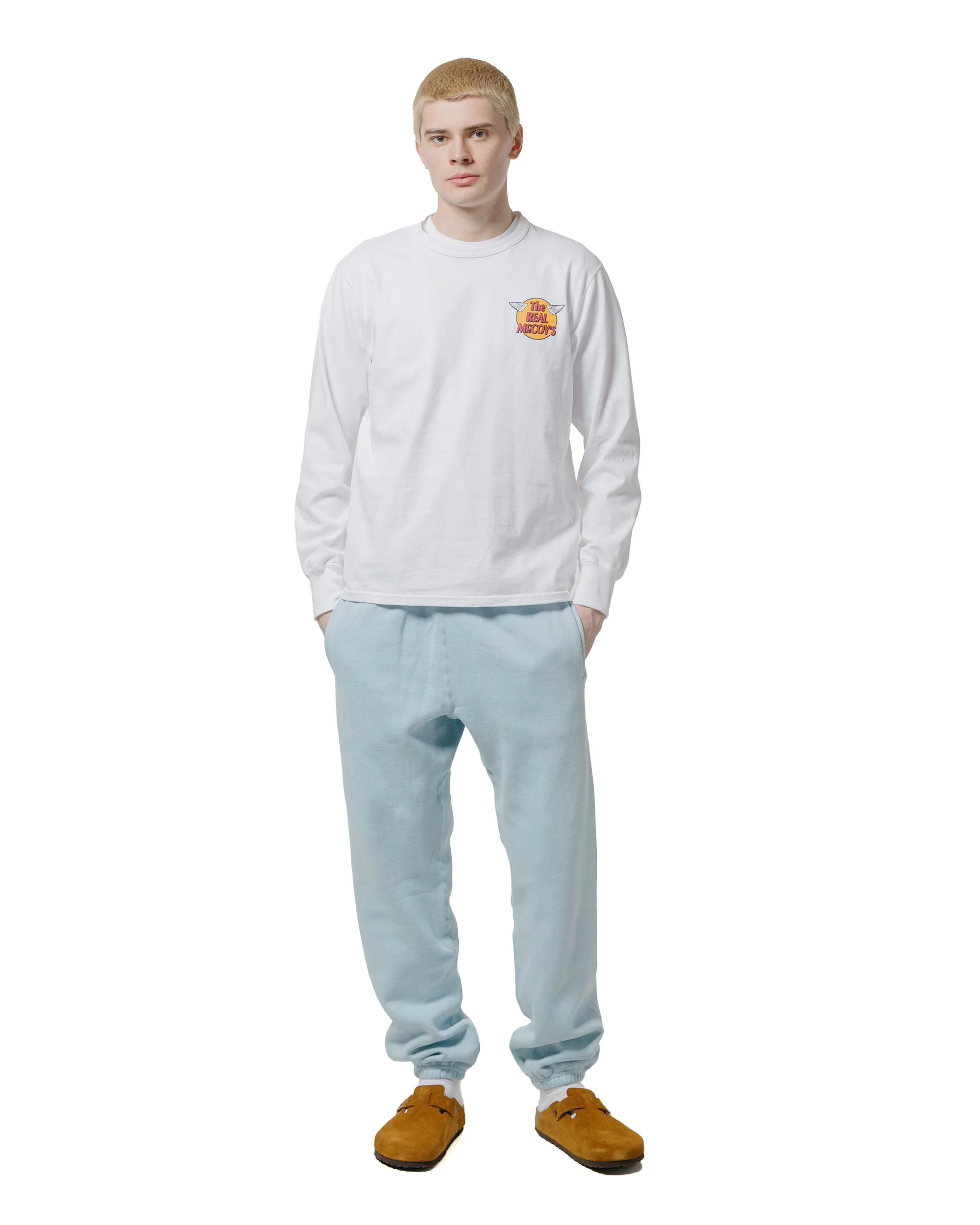 Comfortable Capped Socks The Real Mccoy'S Mc24116 10 Oz. Loopwheel Sweat Pants Saxe