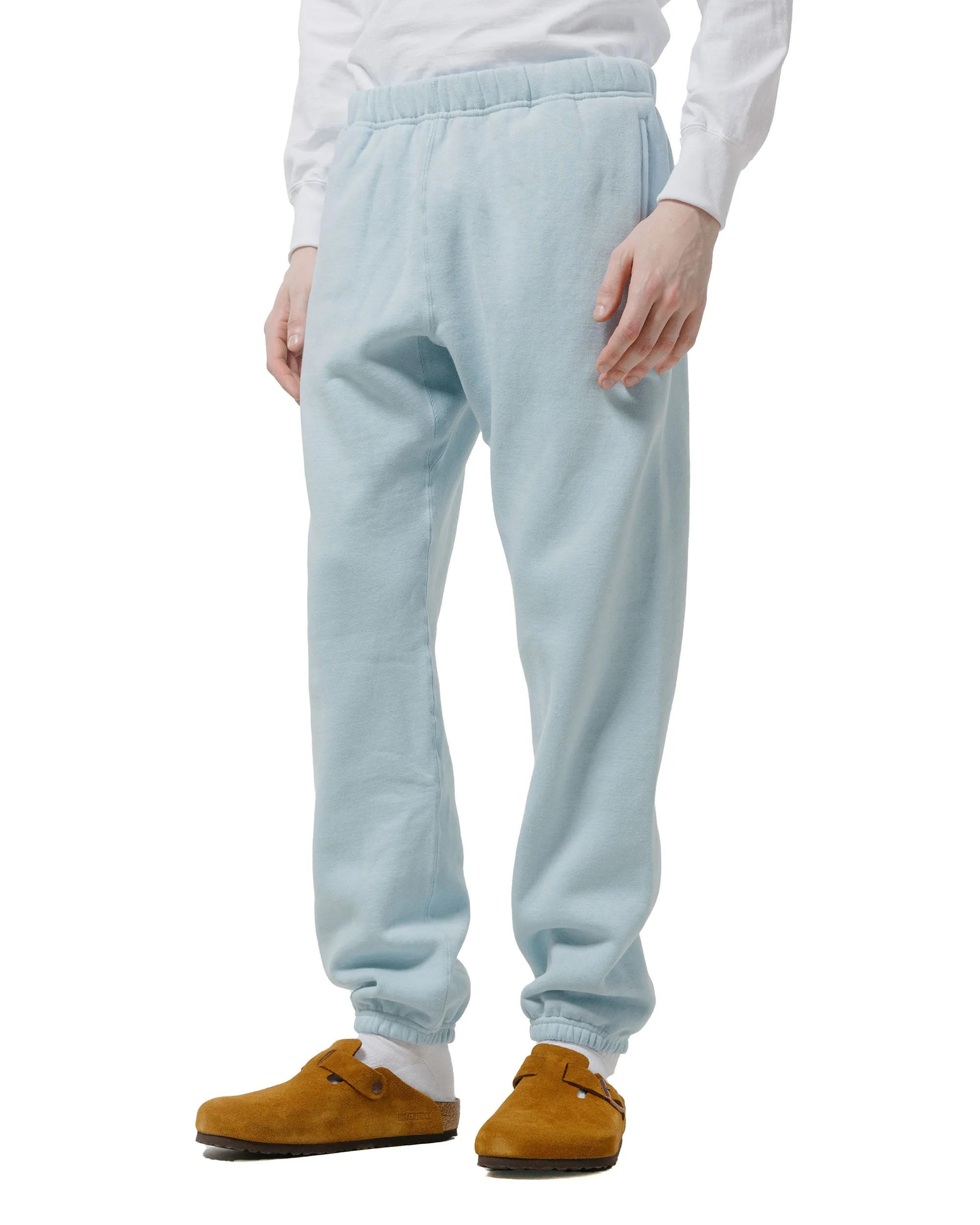 The Real Mccoy'S Mc24116 10 Oz. Loopwheel Sweat Pants Saxe Black Chrome Stylish Outfits
