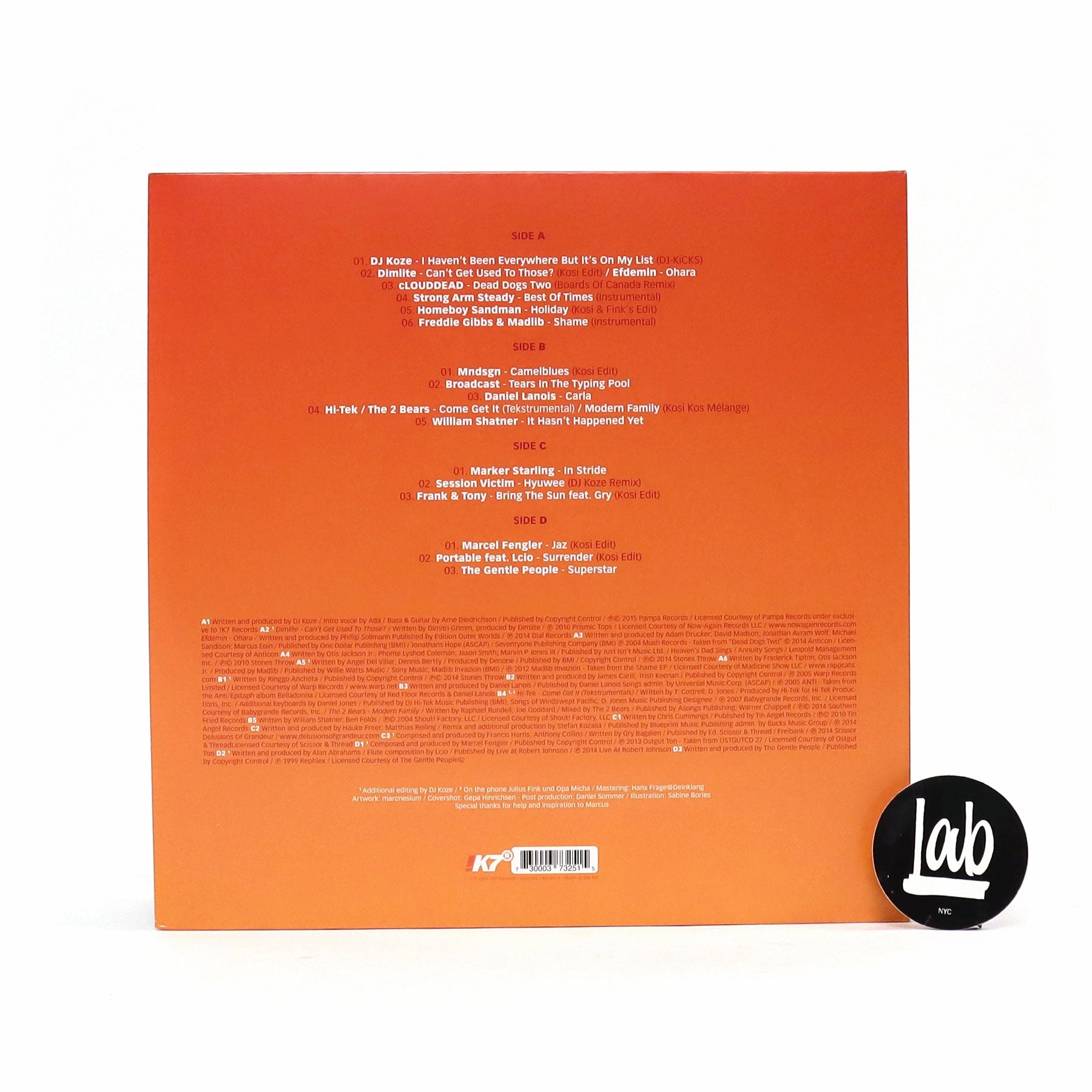 DJ Koze: DJ-Kicks Vinyl 2LP