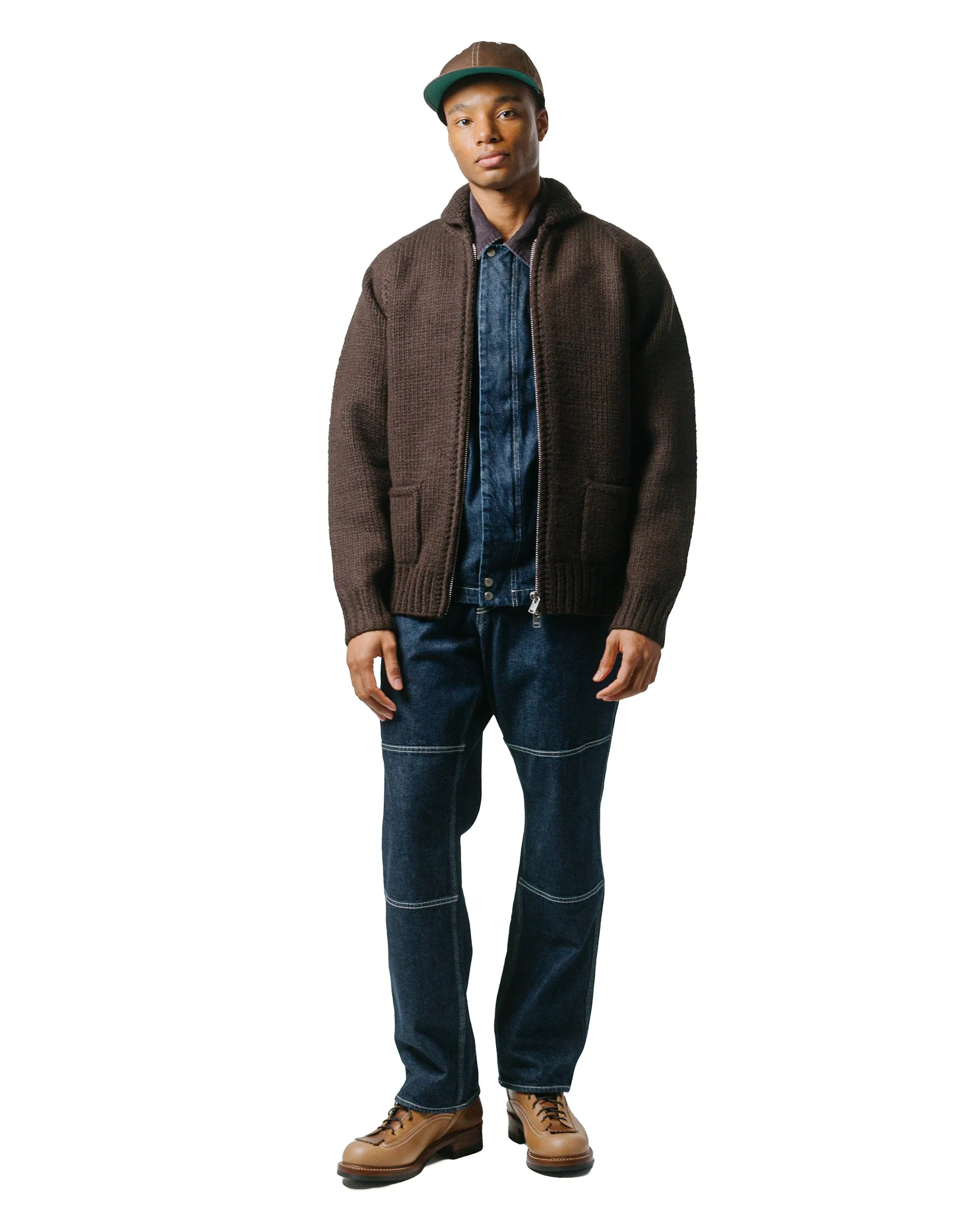 Cool Socks Nonnative Worker Trousers Cotton 10Oz Denim Rw Indigo