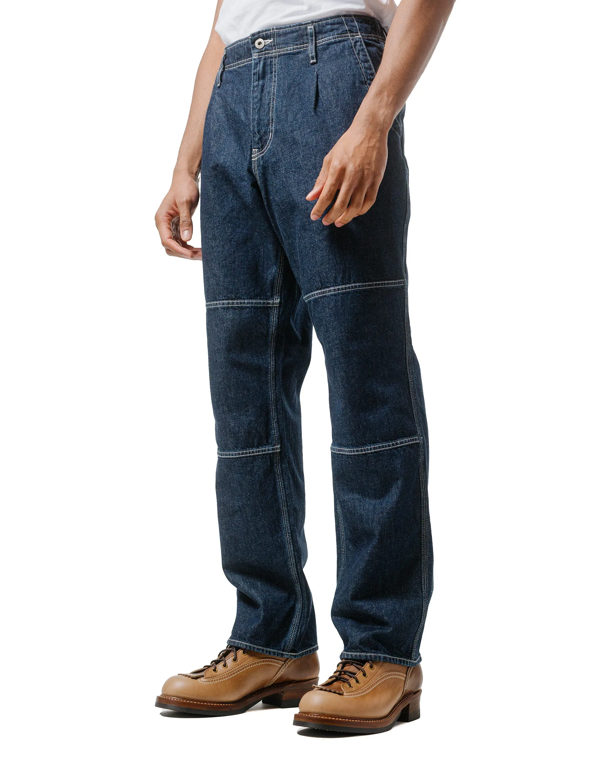 Nonnative Worker Trousers Cotton 10Oz Denim Rw Indigo Anti - Devolution