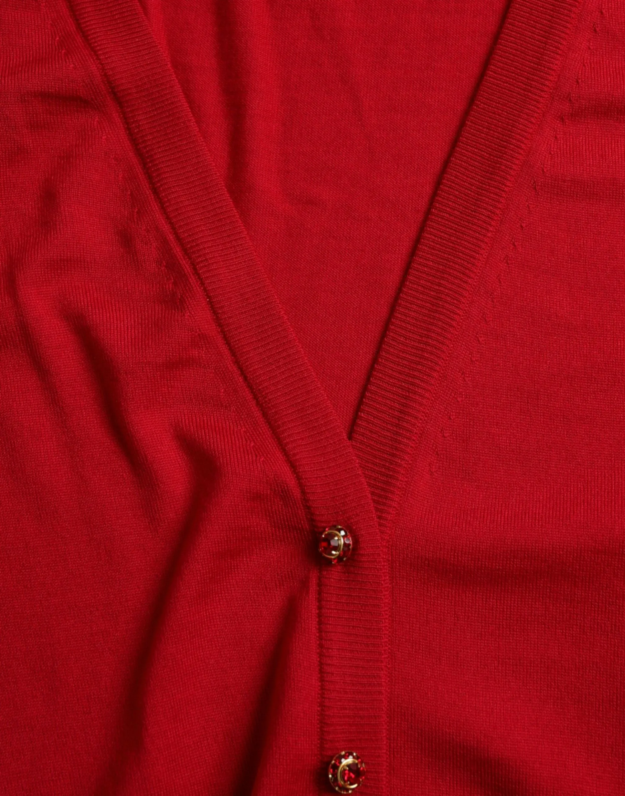 Cardigan élégant pour femme en laine à col en V Dolce & Gabbana