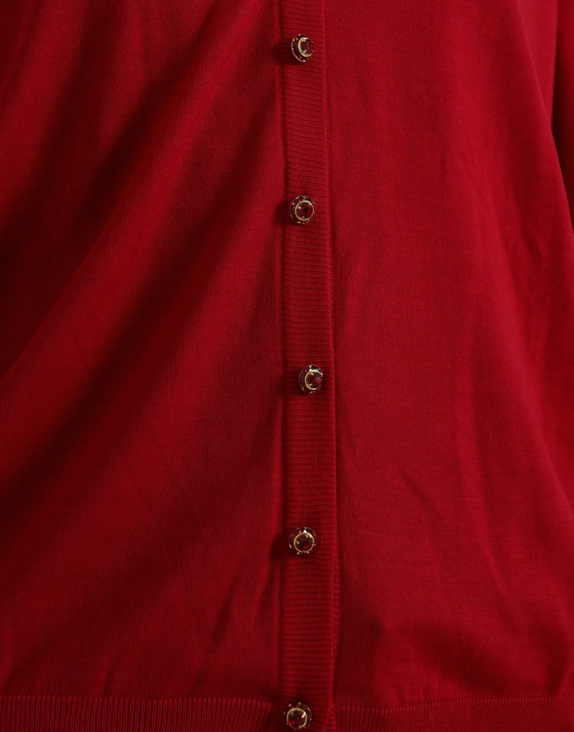 Cardigan élégant pour femme en laine à col en V Dolce & Gabbana