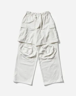Double Cargo Trousers Grey Breathable Wrists Compostable