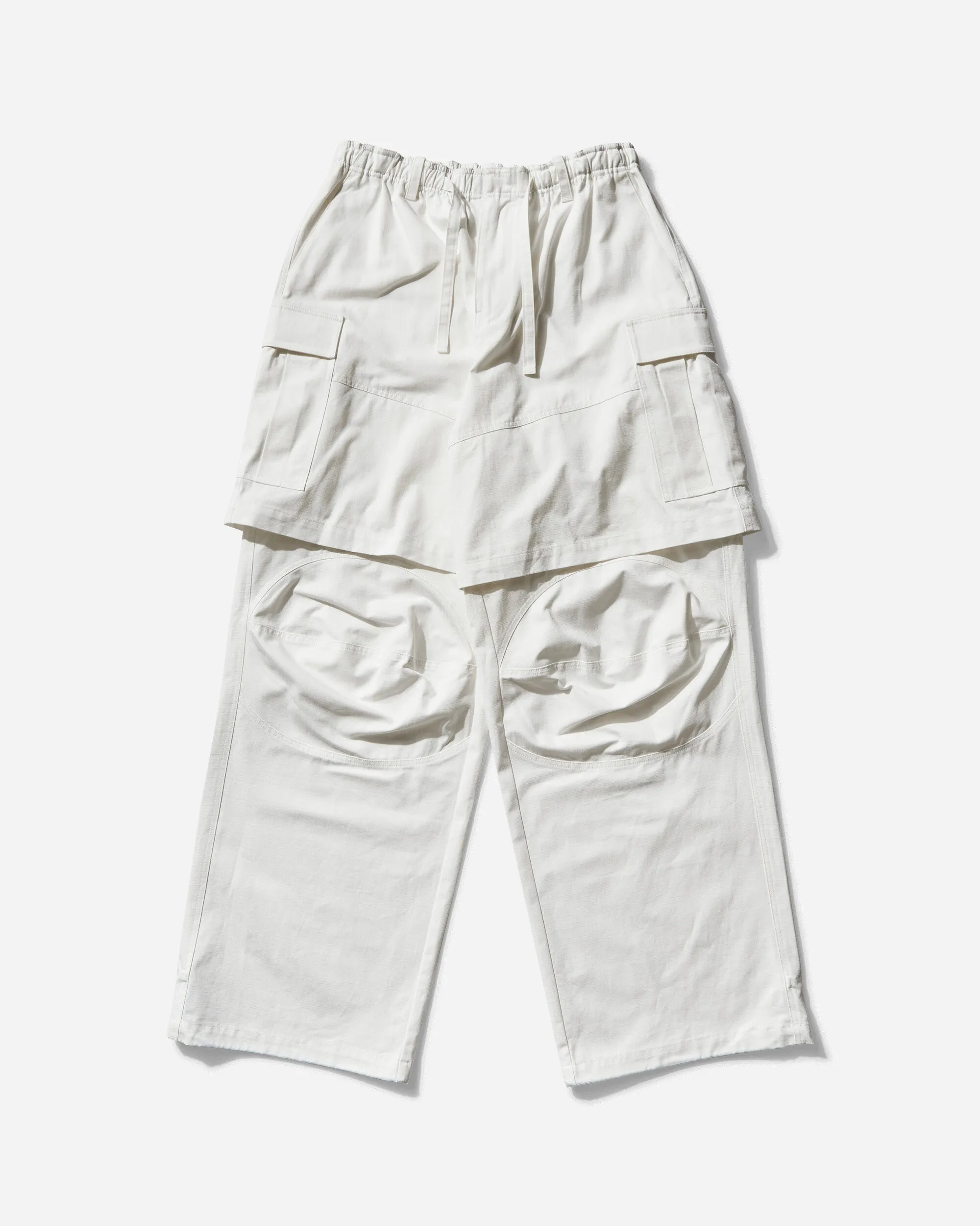 Double Cargo Trousers Grey Breathable Wrists Compostable