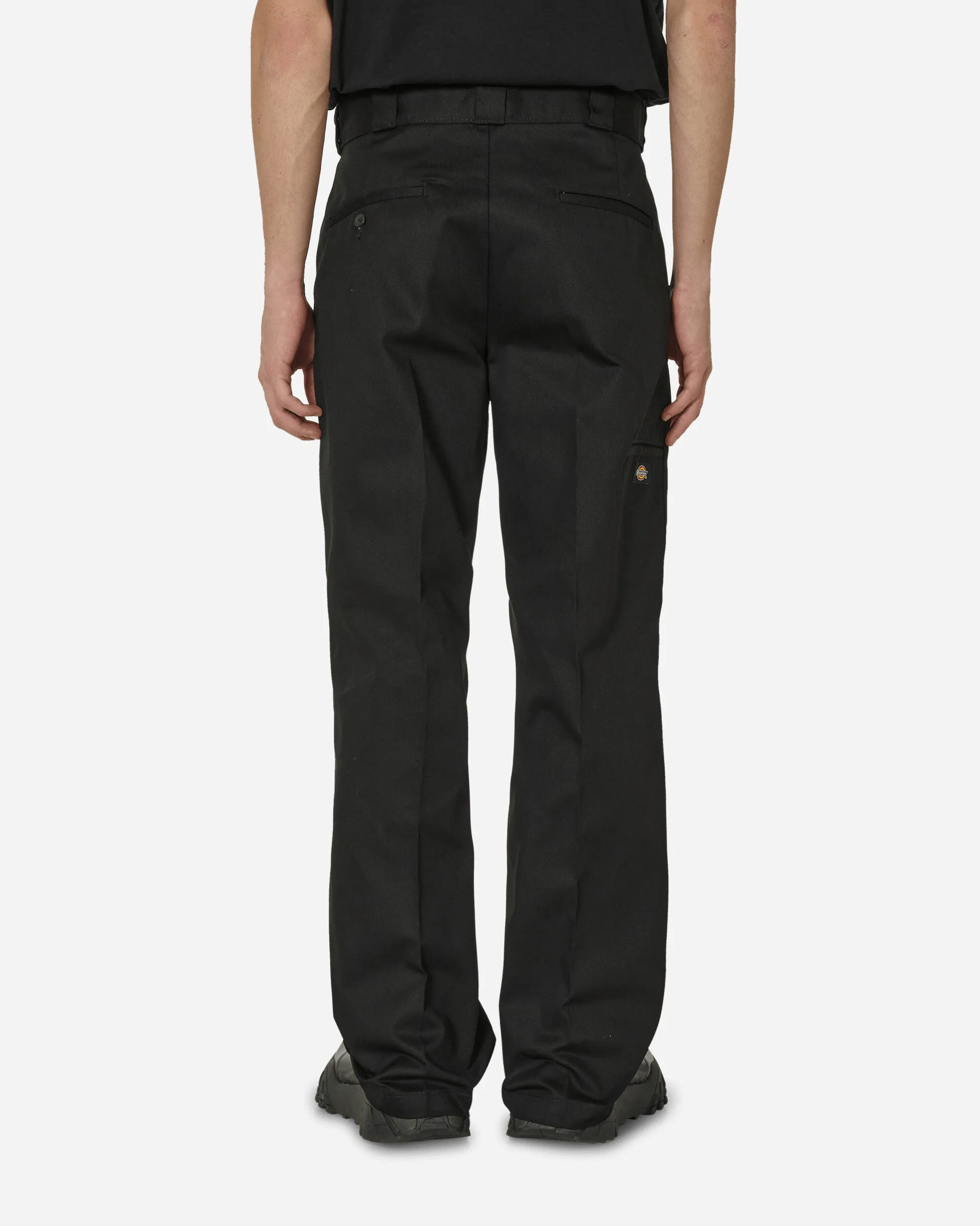 Double Knee Work Pants Black Soccer Shoes Elastic Flexibility Degree