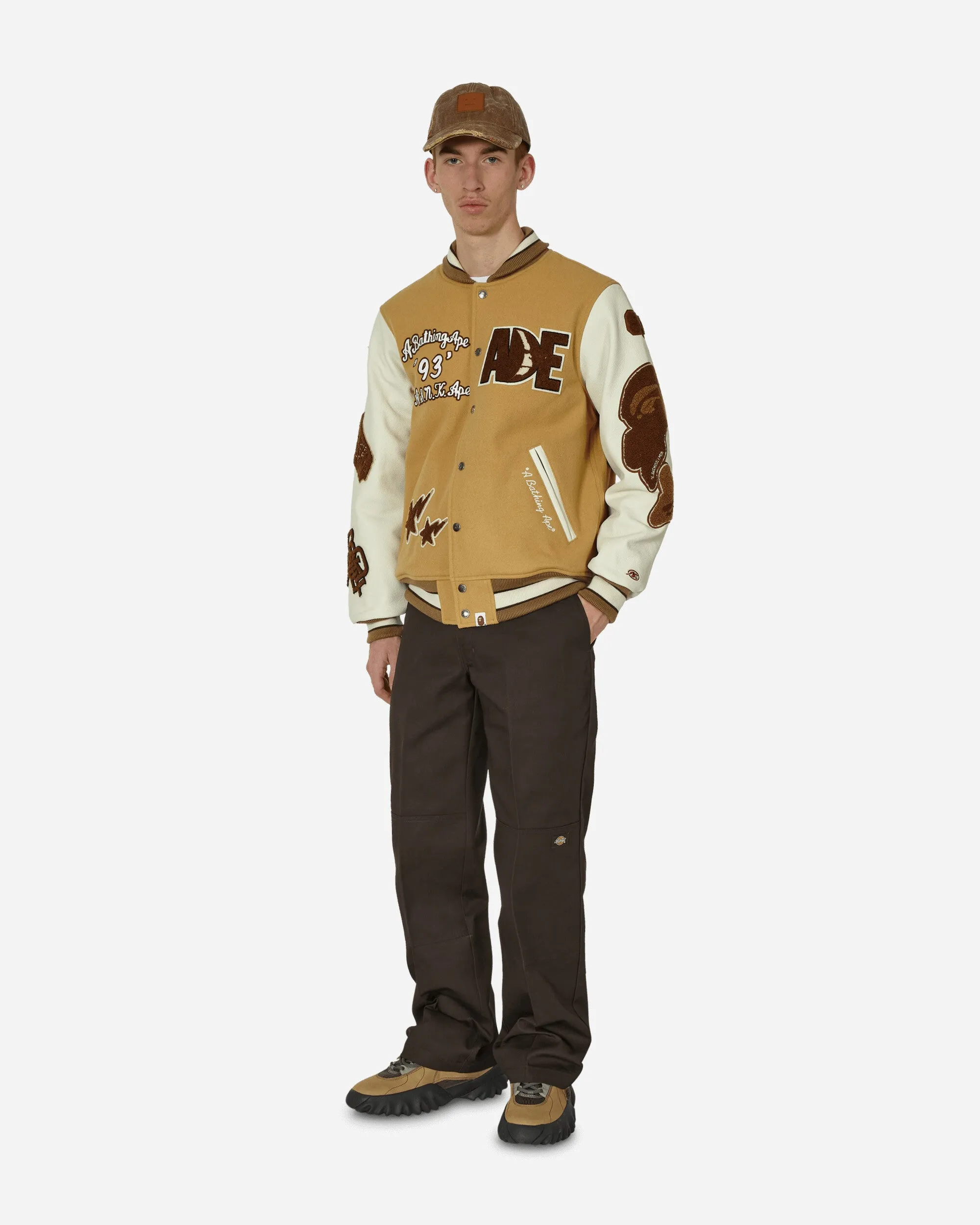 Full Cup Double Knee Work Pants Dark Brown