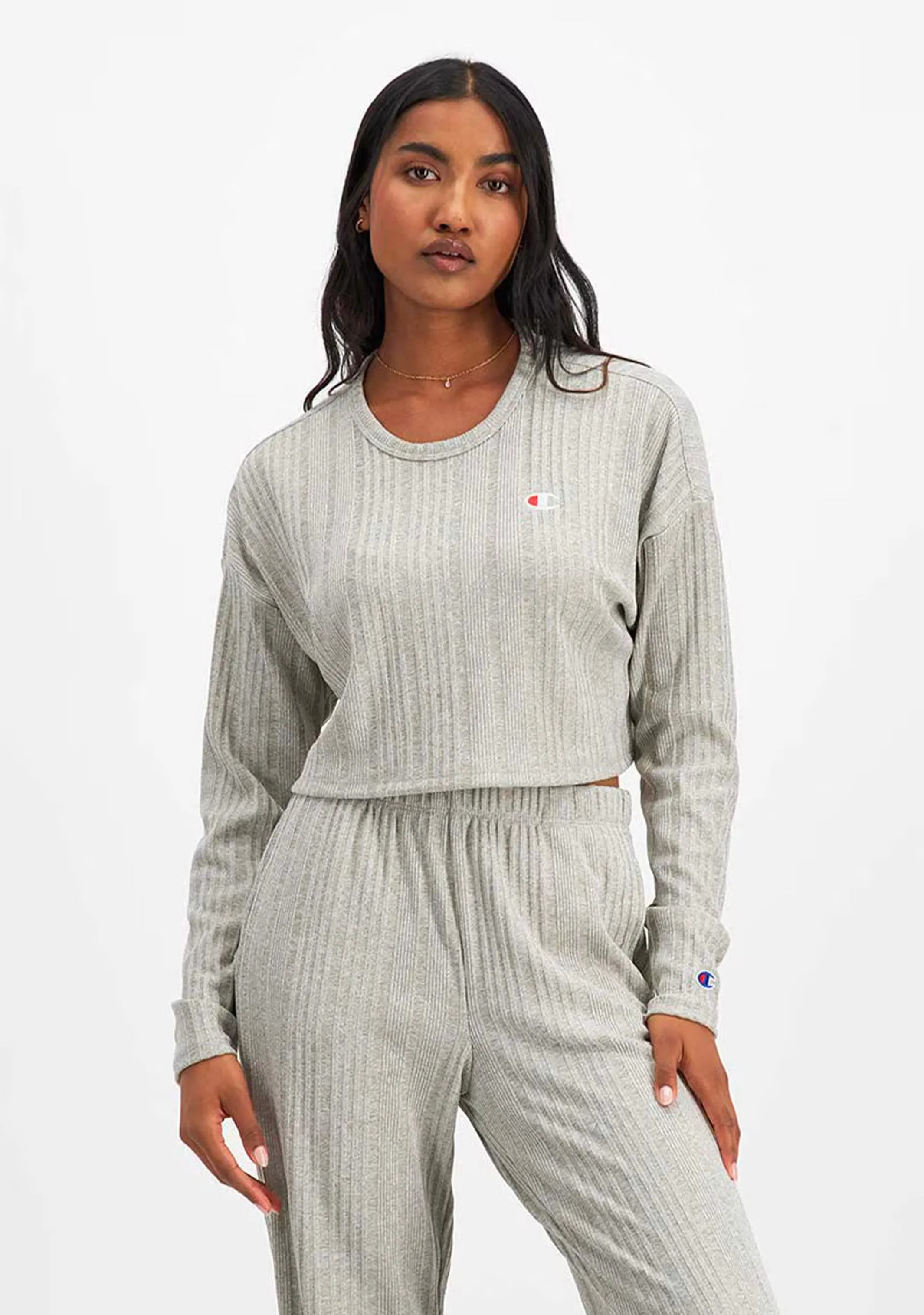 Comfortable Place Concept Champion Women'S Lifestyle Variegated Rib Top