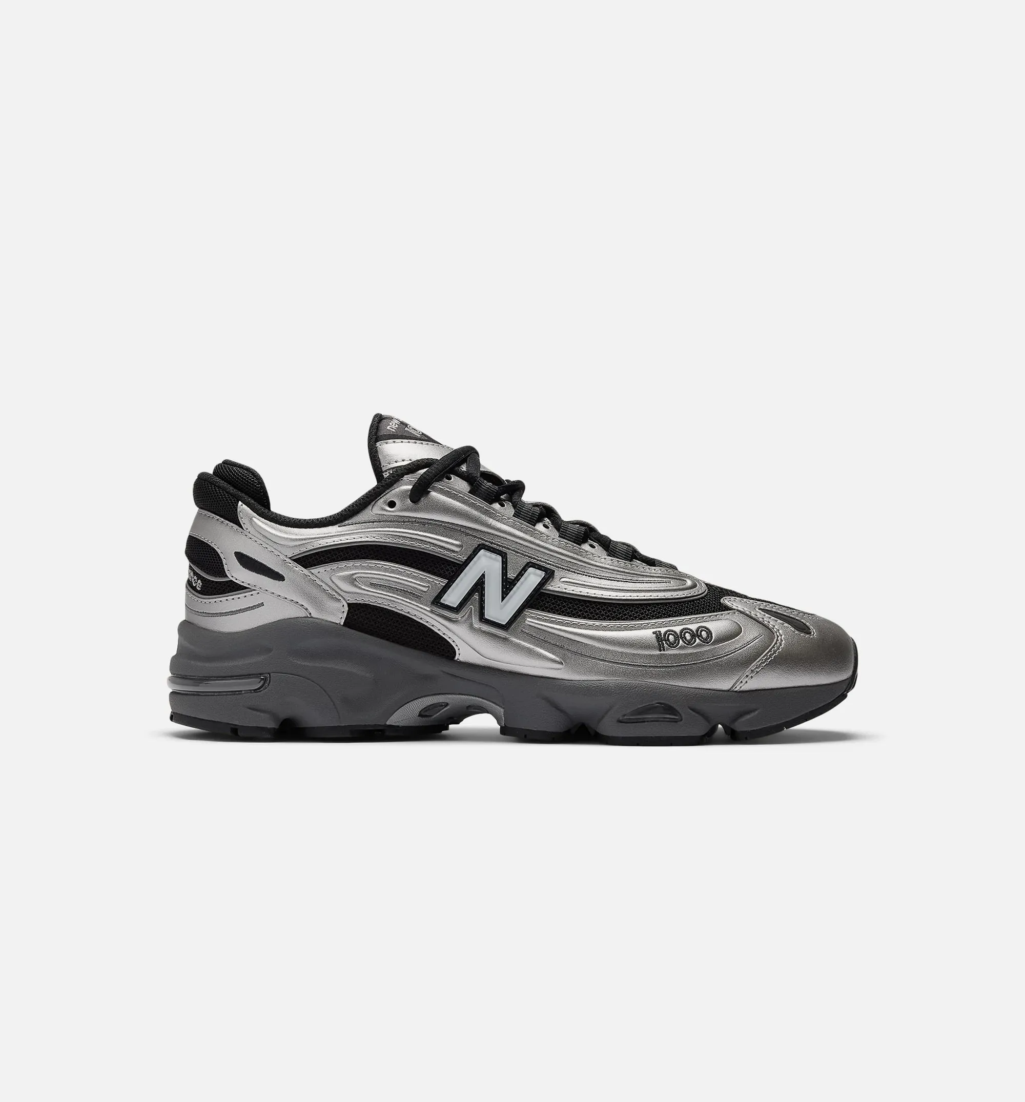 Comfortable Rafting Paddle Shoes Simple Design Concept 1000 Mens Lifestyle Shoe - Silver Metallic/Black