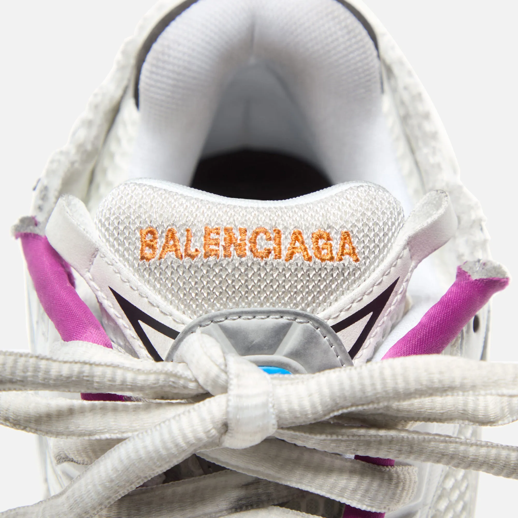 Balenciaga Runner Sneaker - White / Multicolor Thin Outsole GPS