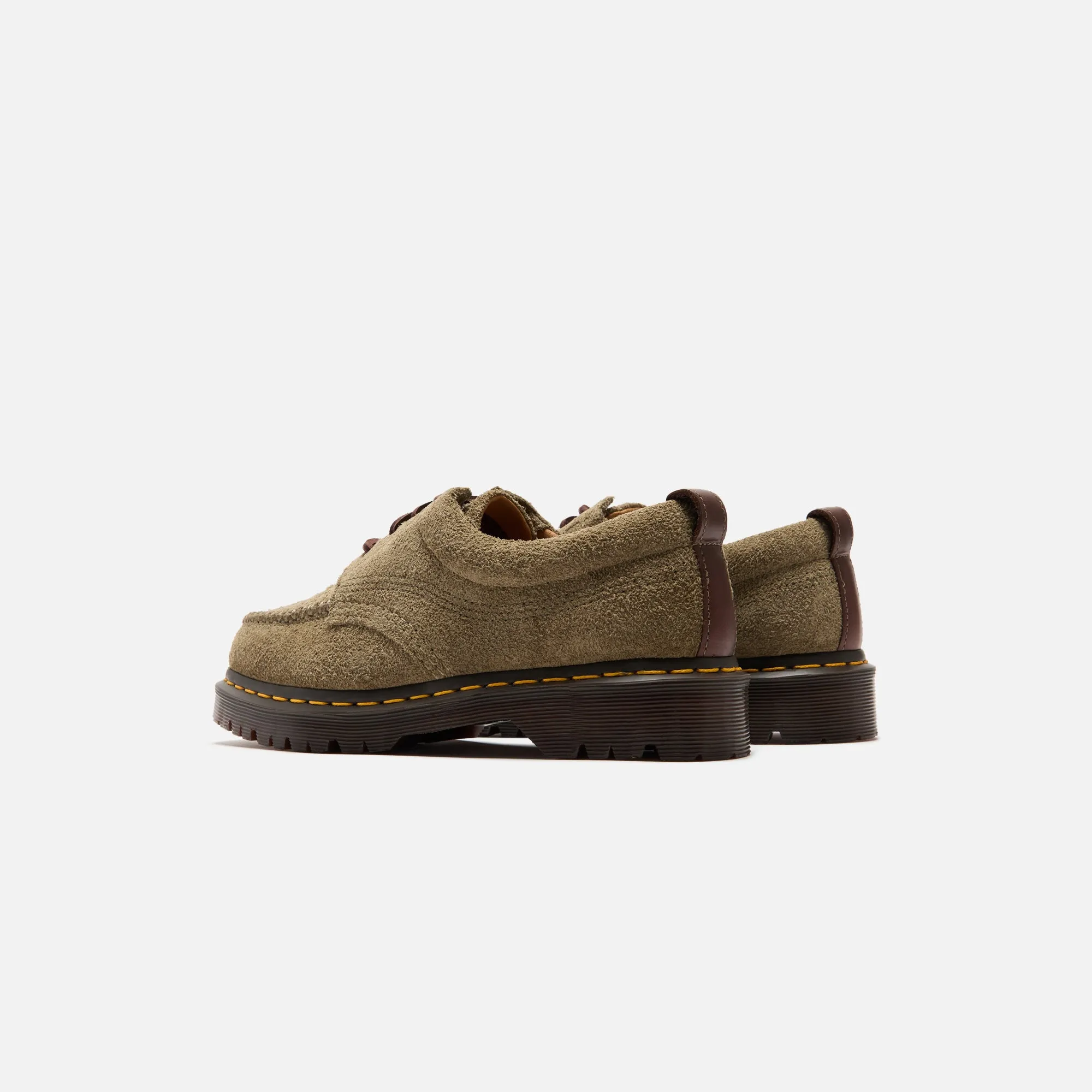Dr. Martens Lowell - Olive / Dark Brown Comfortable Cross Training Shoes "Slip Resistant Sole Design