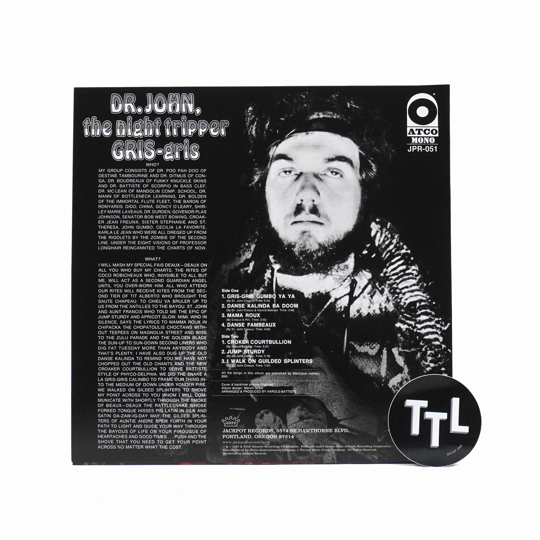 Dr. John: Gris Gris (Mono) Vinyl LP