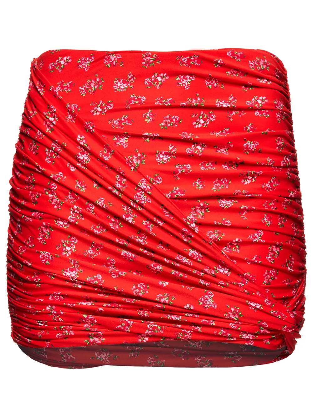 Mini jupe de bain drapée