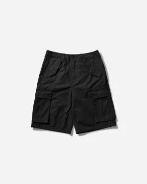 Men'S Ripstop Cargo Shorts Black Comfortable Ratio Reasonability