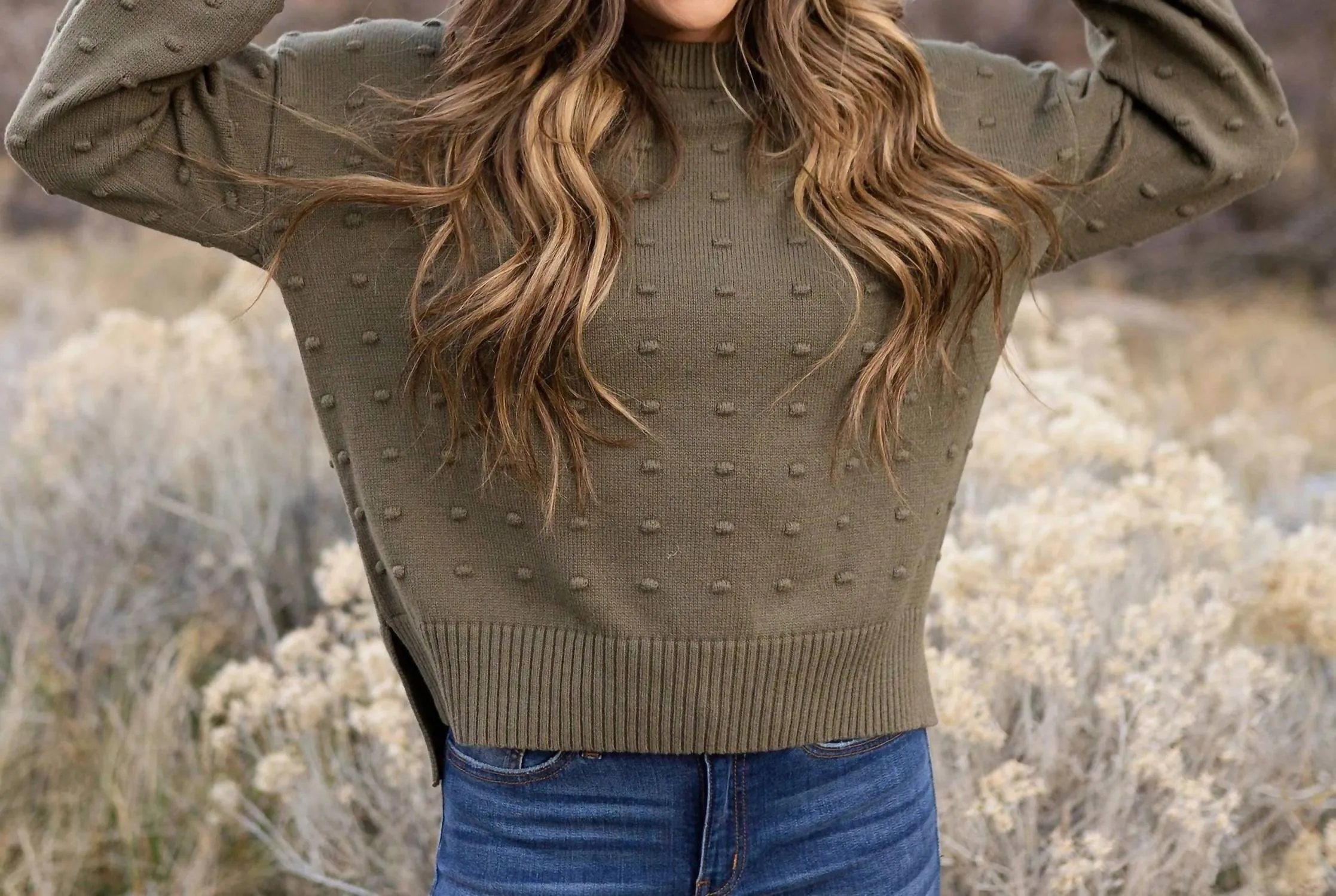Pull Rêver De Demain En Olive