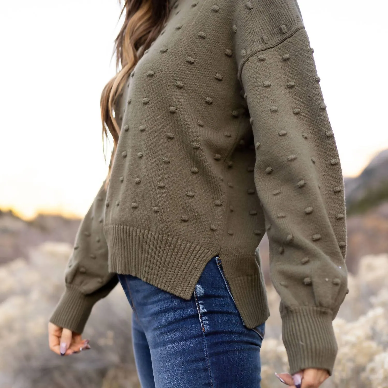 Pull Rêver De Demain En Olive