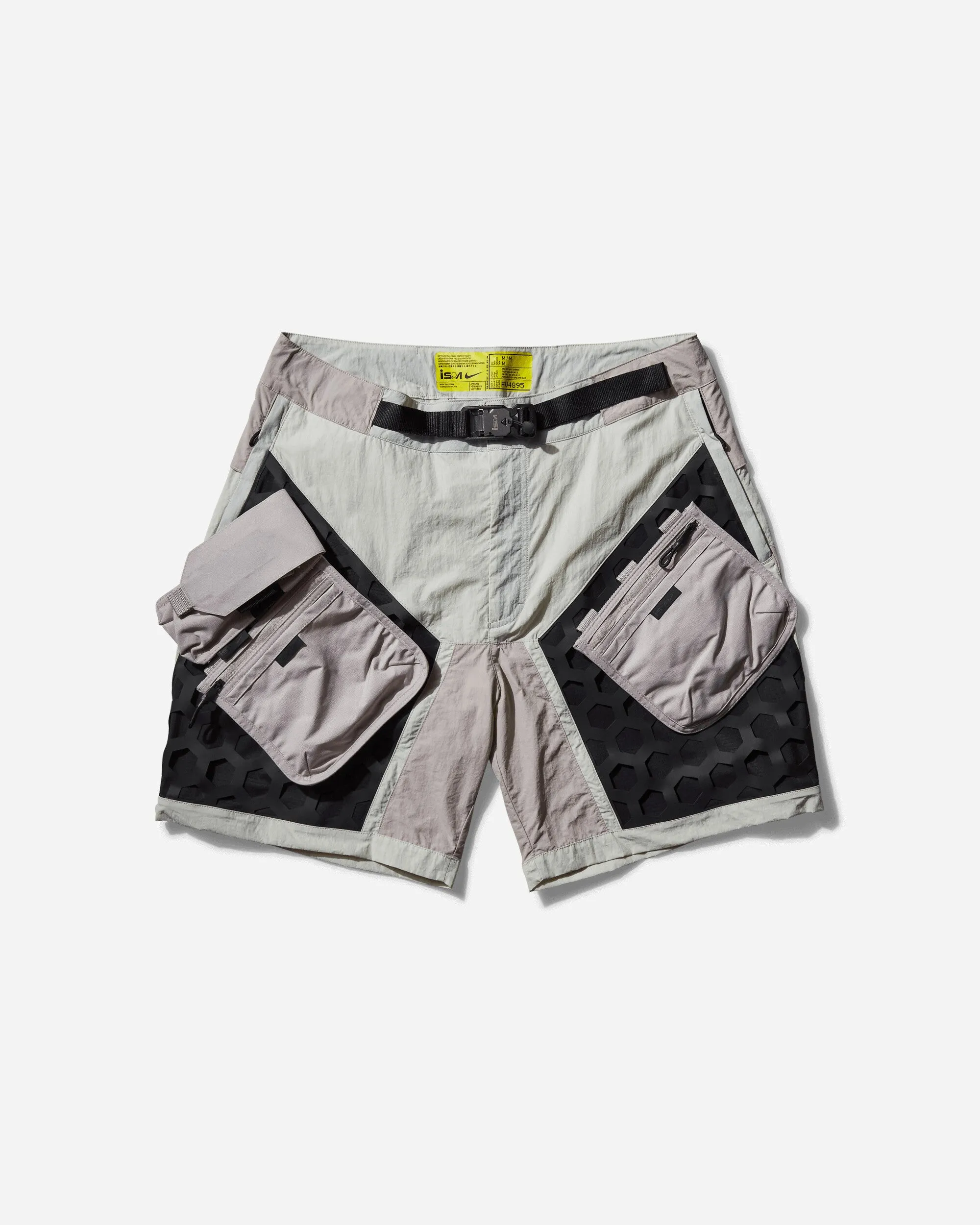 Men'S Ispa Modular Pocket Shorts Light Bone Praising