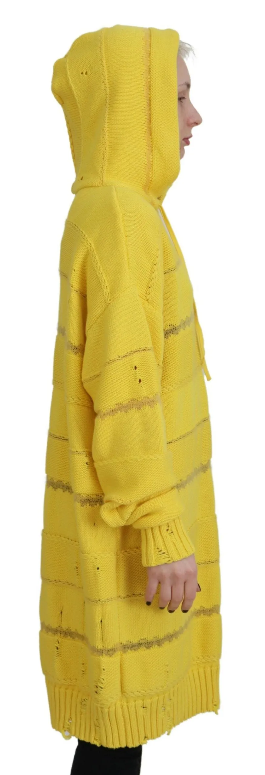 Pull à capuche en coton tricoté Dsquared pour femme (d'occasion)