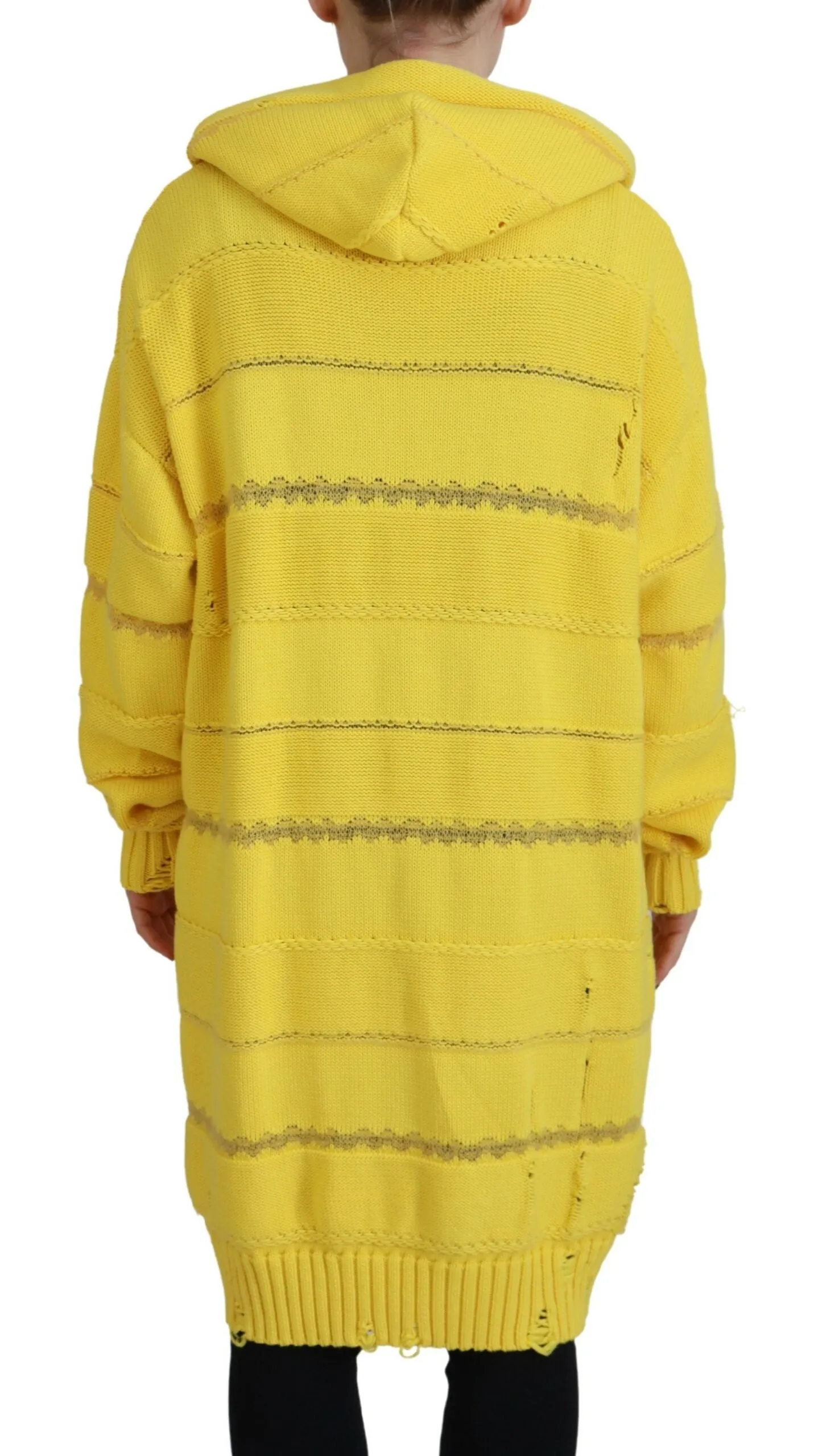 Pull à capuche en coton tricoté Dsquared pour femme (d'occasion)