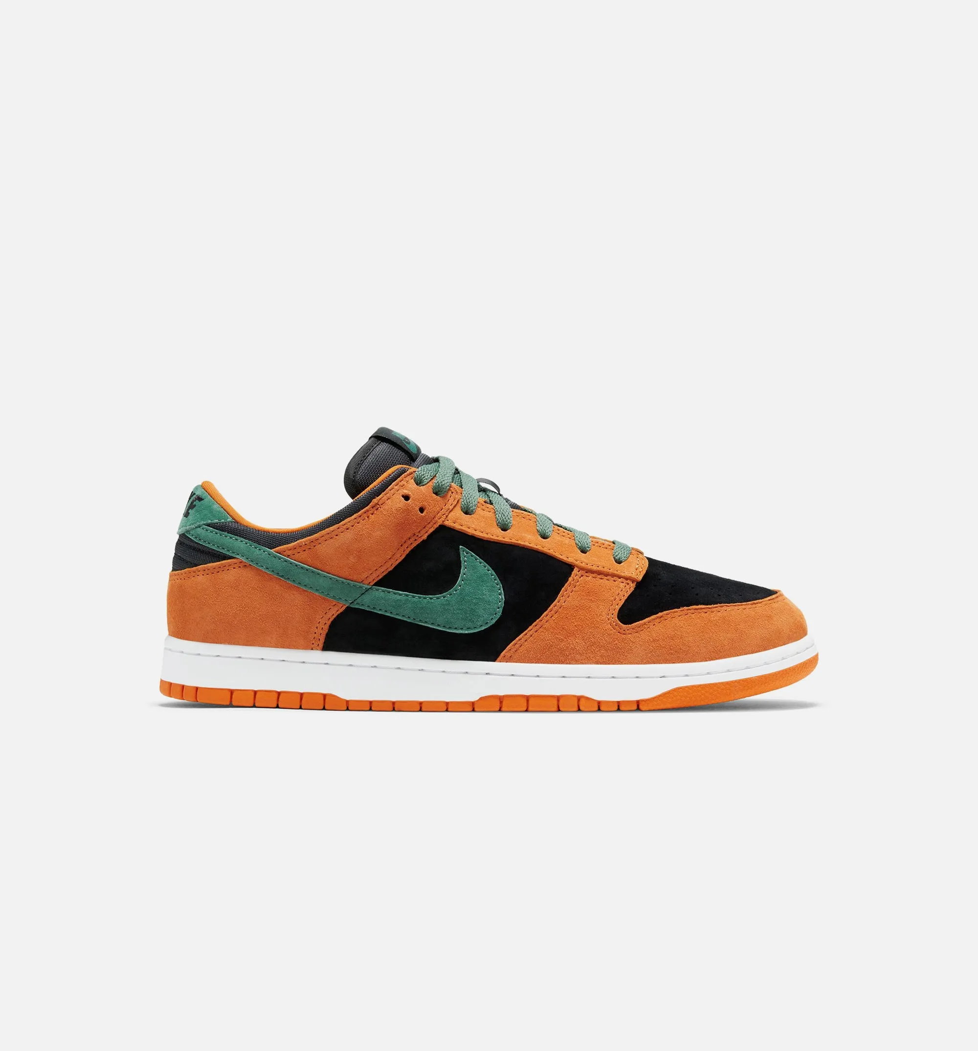 Dunk Low Ceramic Mens Lifestyle Shoe - Black/Nori/Ceramic Soft And Leather Material