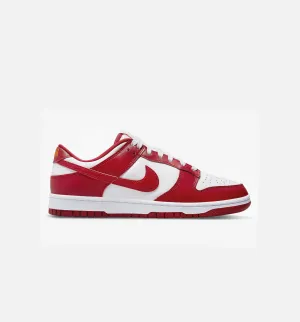 Dunk Low Gym Red Mens Lifestyle Shoe - Red/White Comfortable Heel Type