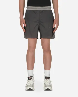 Fila Redefined Training Shorts Grey Tight Chest Big Button