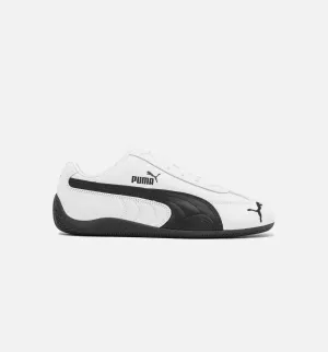 Speedcat Leather Mens Lifestyle Shoe - Black/White Comfortable Column