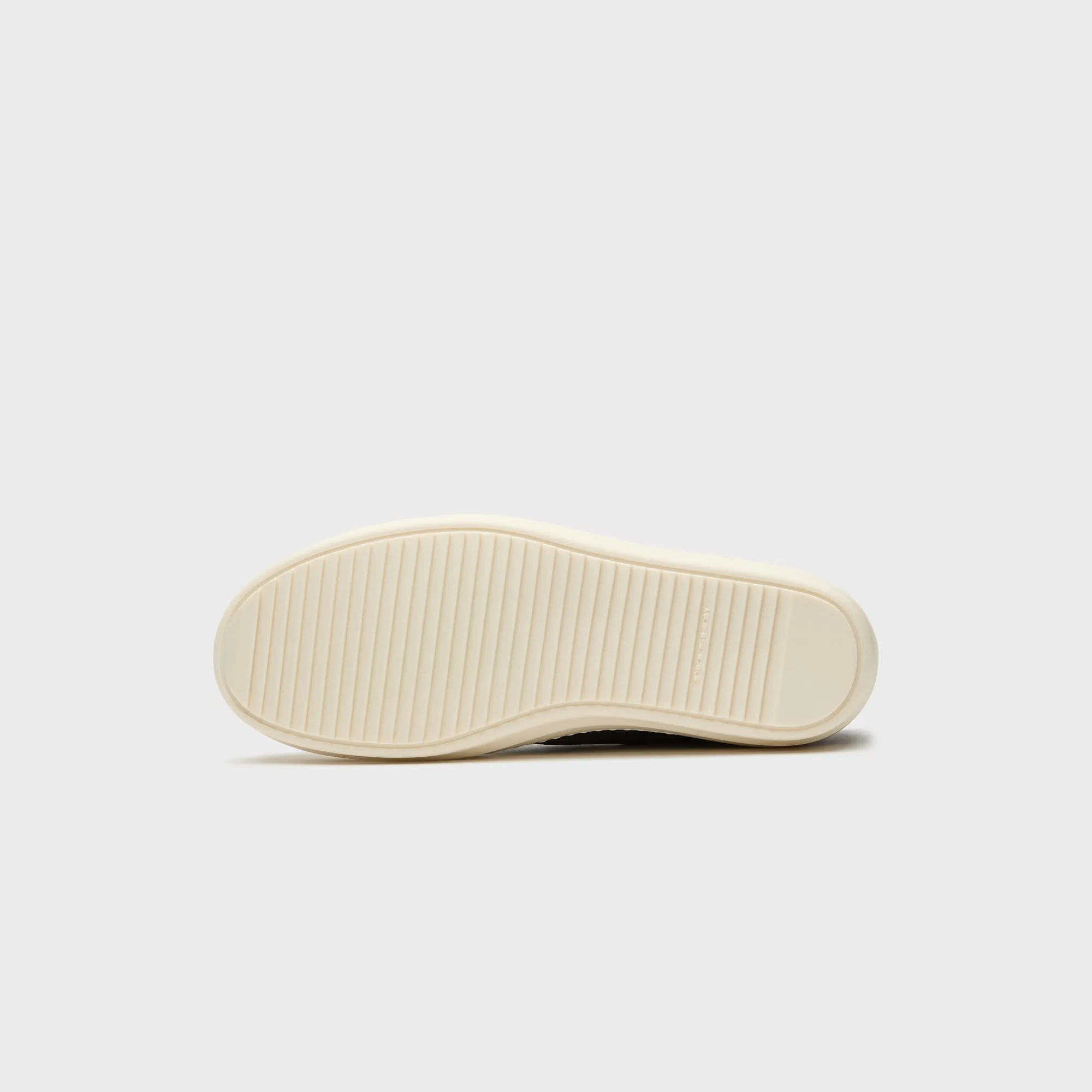 Unapologetically You Rick Owens Boat Sneaks Scarpe In Denim - Dark Dust / Milk / Milk