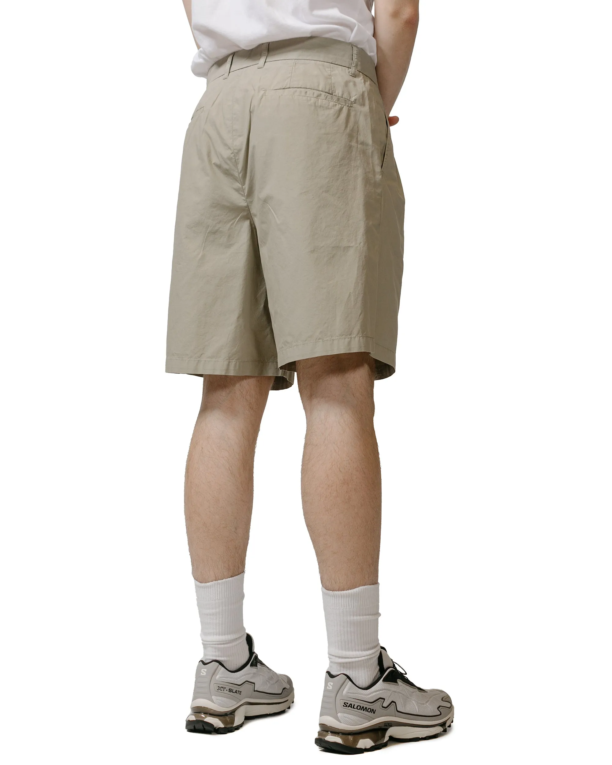 Non - Modern Comfortable In Stillness Norse Projects Benn Relaxed Typewriter Pleated Short Clay