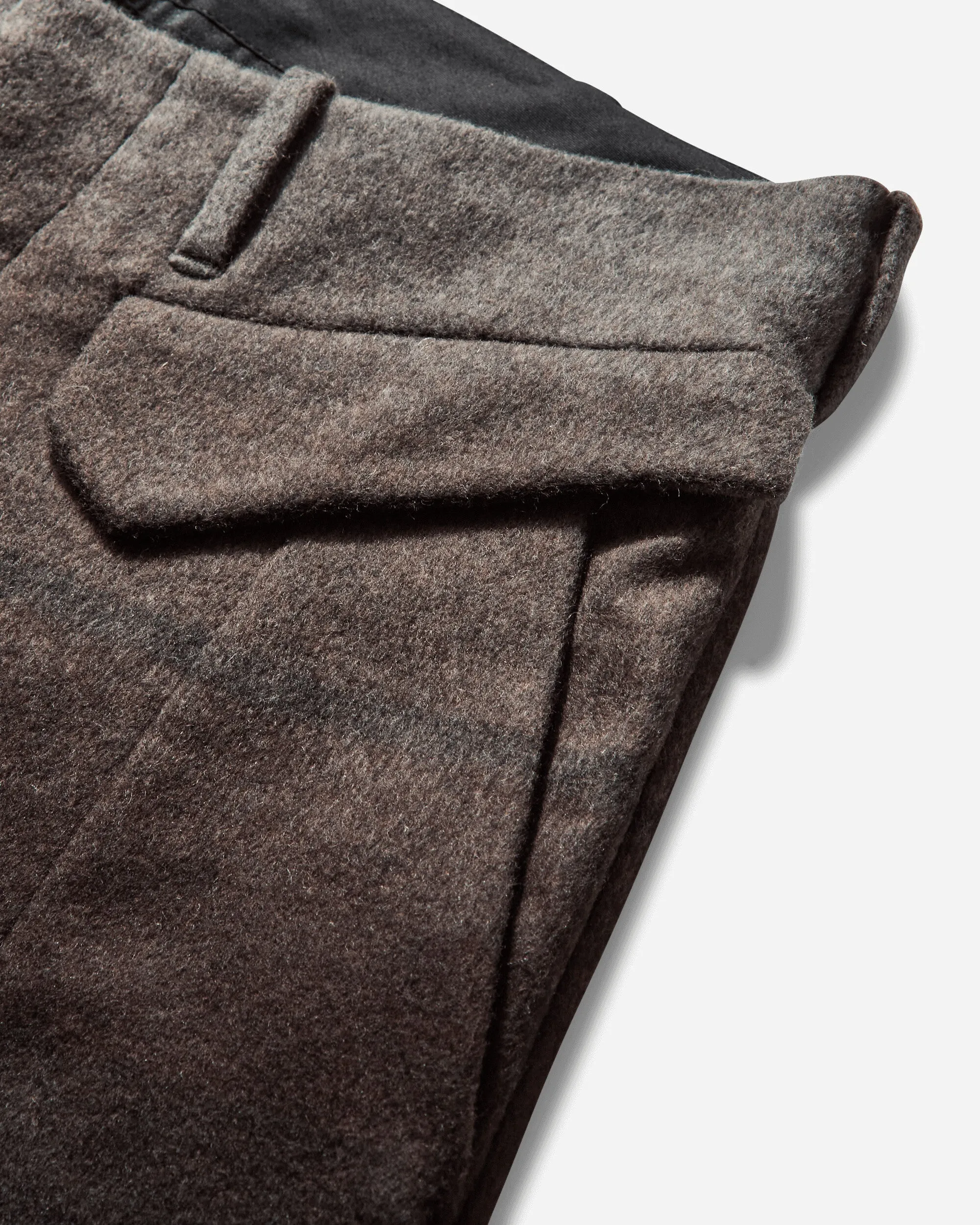 Men'S Terr Trousers Umber Fade Wool Lining Piping Socks