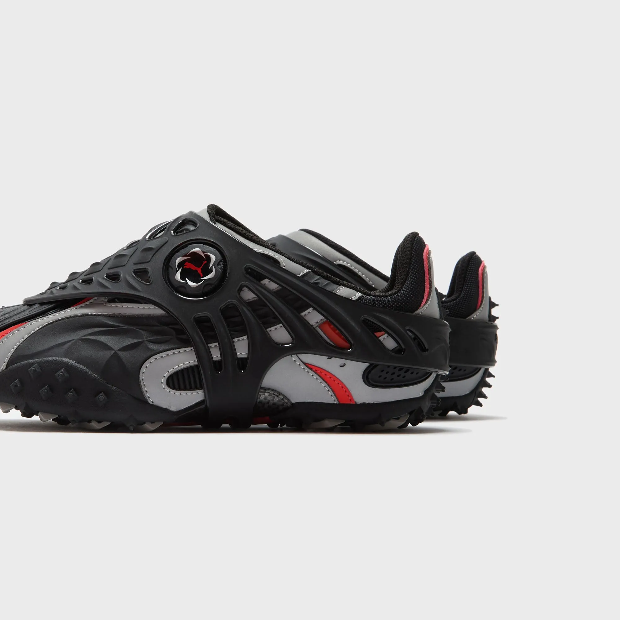 Tie Up Style Comfortable Bus Puma X A$Ap Rocky Mostro Gabbia - Black / Silver