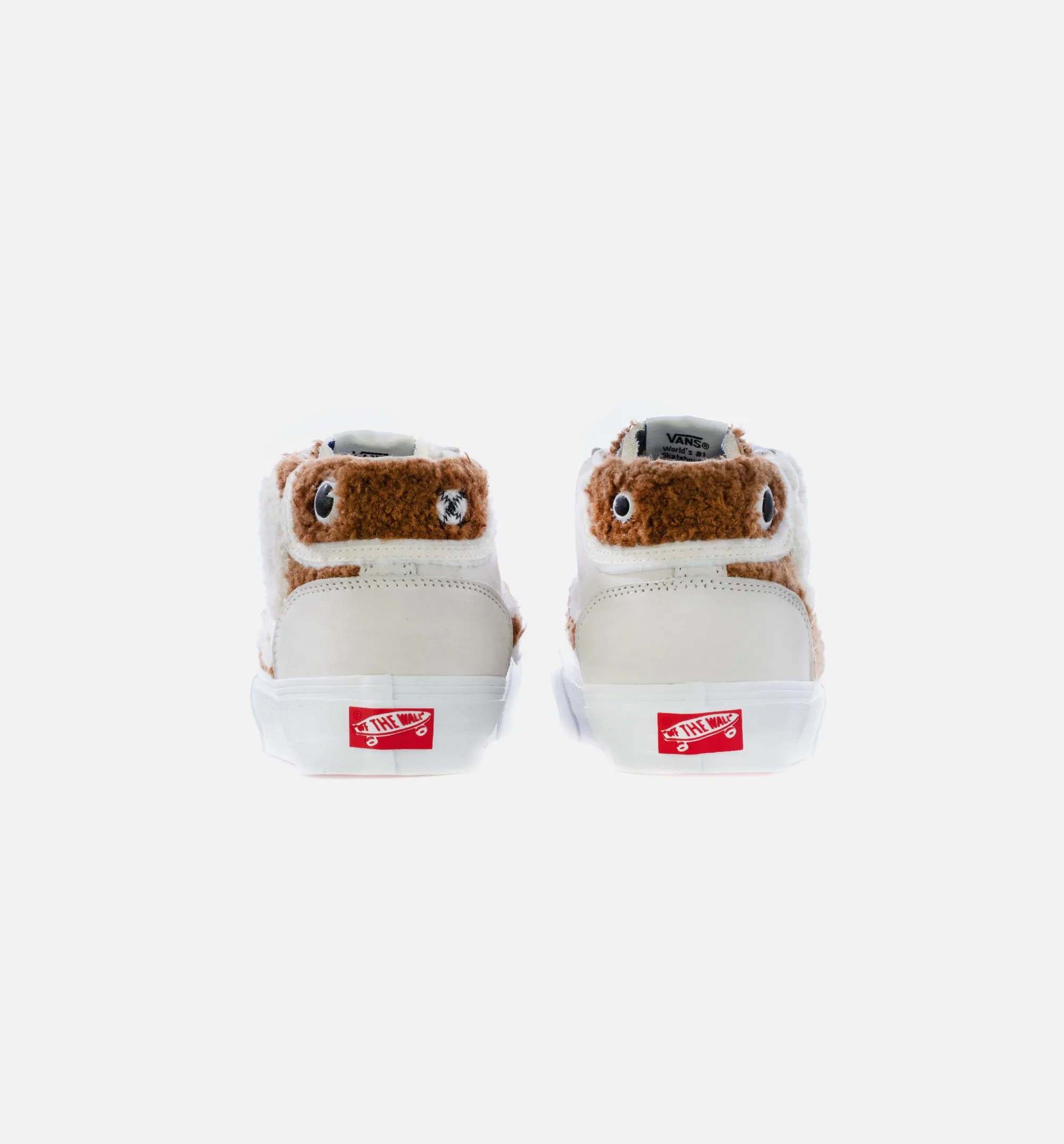Mid Zoo Skool Vlt Lx Unstuffed Animal Mens Skate Shoe - Bear/Marshmallow Peep Toe Flats