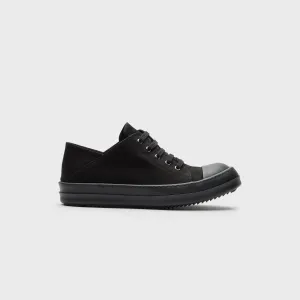 Rick Owens Wmns Slip-On Scarpe In Denim - All Black Spacious Toe Area