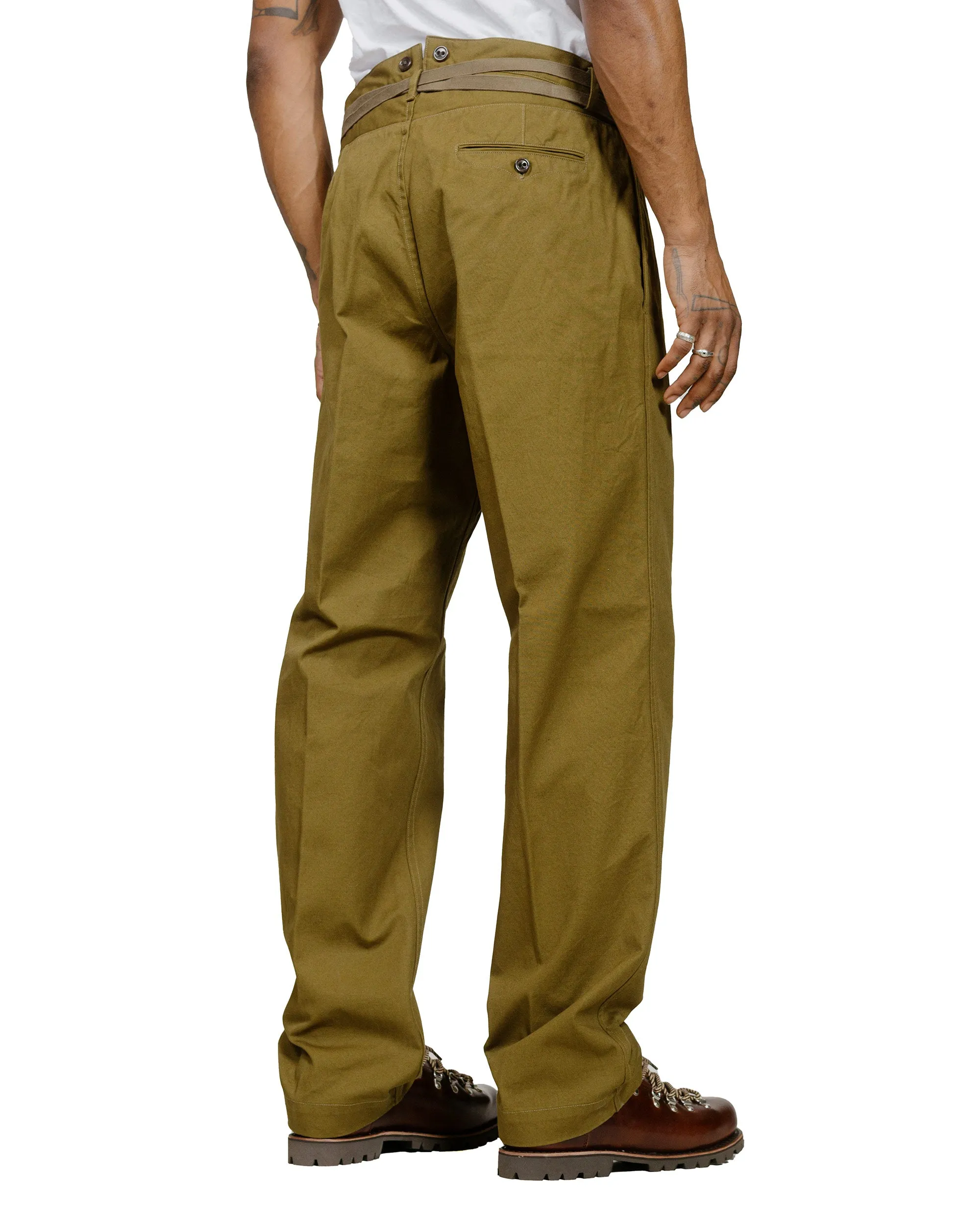 Cohrence Alain Cohrence Yacht Canvas Trouser Saguaro Fine Yarn Effect