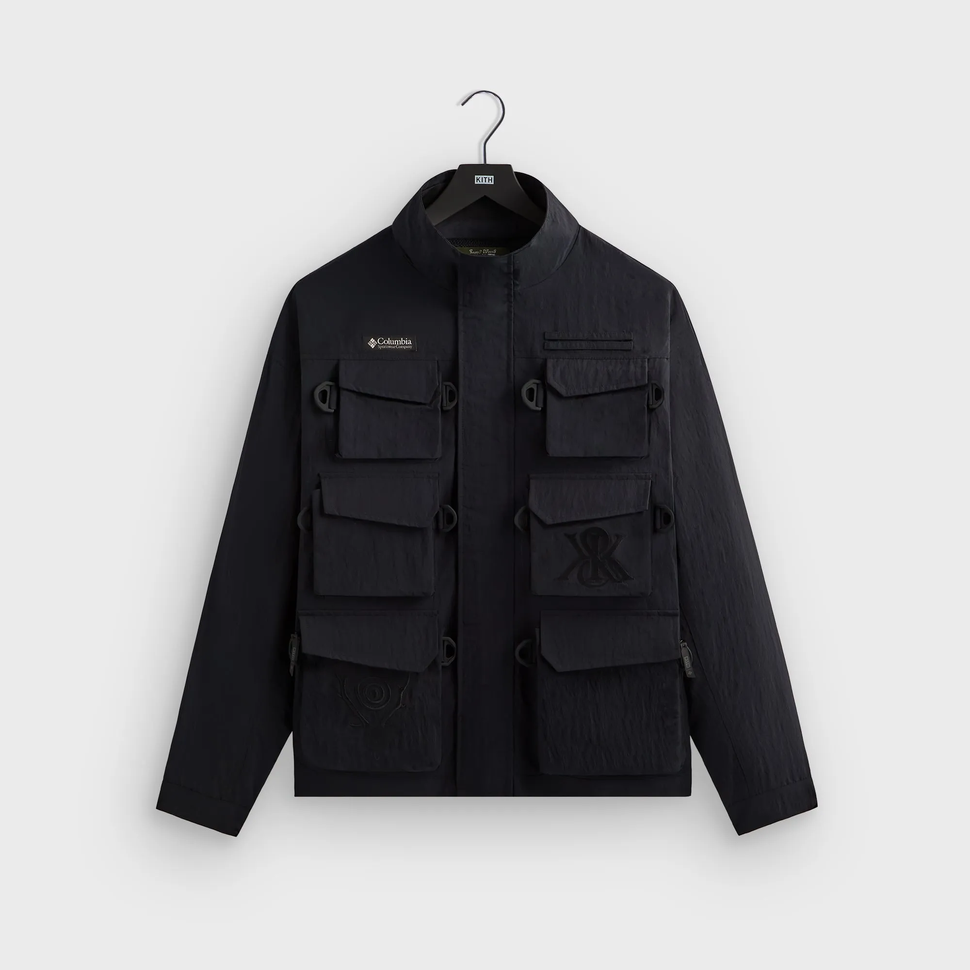 Flowy Drape Kith & South2 West8 For Columbia Multi Pocket Jacket - Black