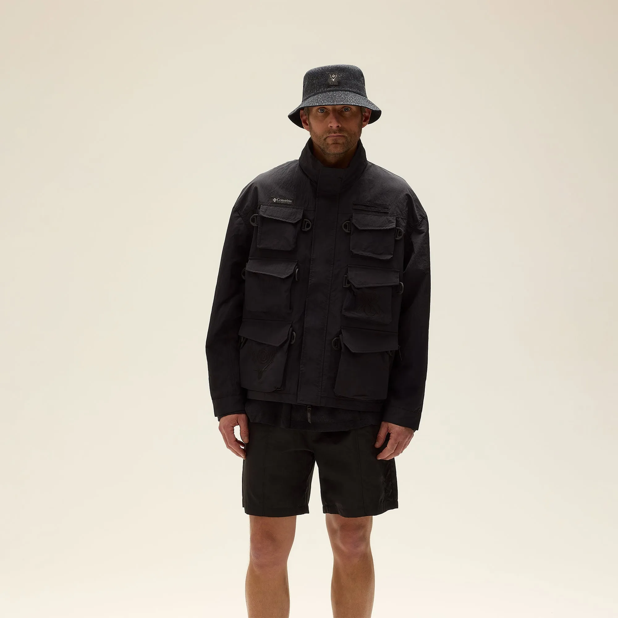 Kith & South2 West8 For Columbia Multi Pocket Jacket - Black Gift Store