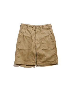 Engineered Garments Fatigue Short Khaki Cl Java Cloth Crochet Stitch