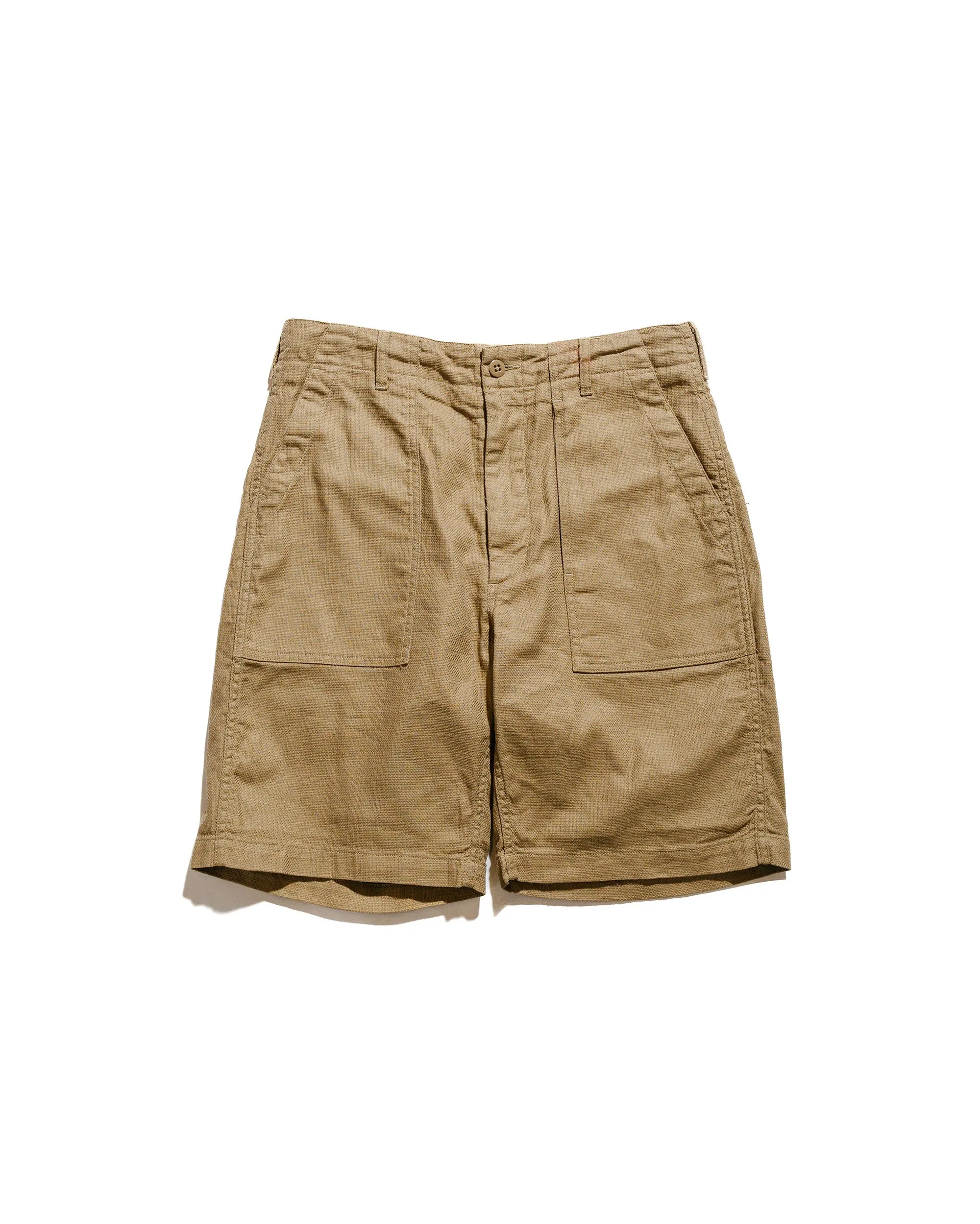 Engineered Garments Fatigue Short Khaki Cl Java Cloth Crochet Stitch