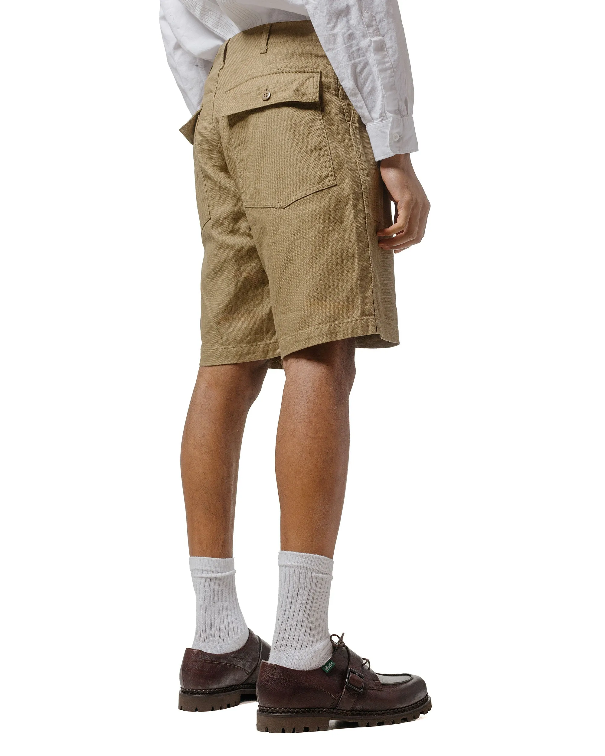 Engineered Garments Fatigue Short Khaki Cl Java Cloth Comfortable Dinner Good Fit